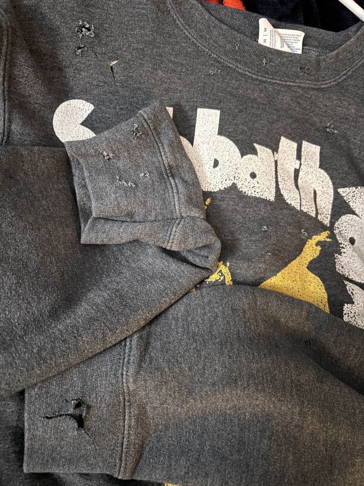 Black Sabbath Thrashed Black Sabbath Vol. 4 Album Cover Crewneck Sweater Size US M / EU 48-50 / 2 - 1 Thumbnail