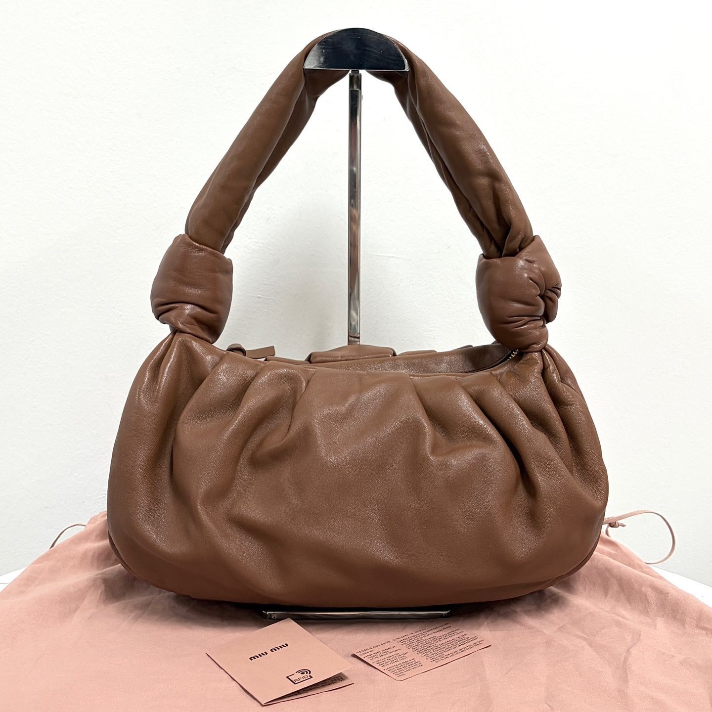 Miu Miu Nappa Leather Shoulder Bag Size ONE SIZE - 1 Thumbnail