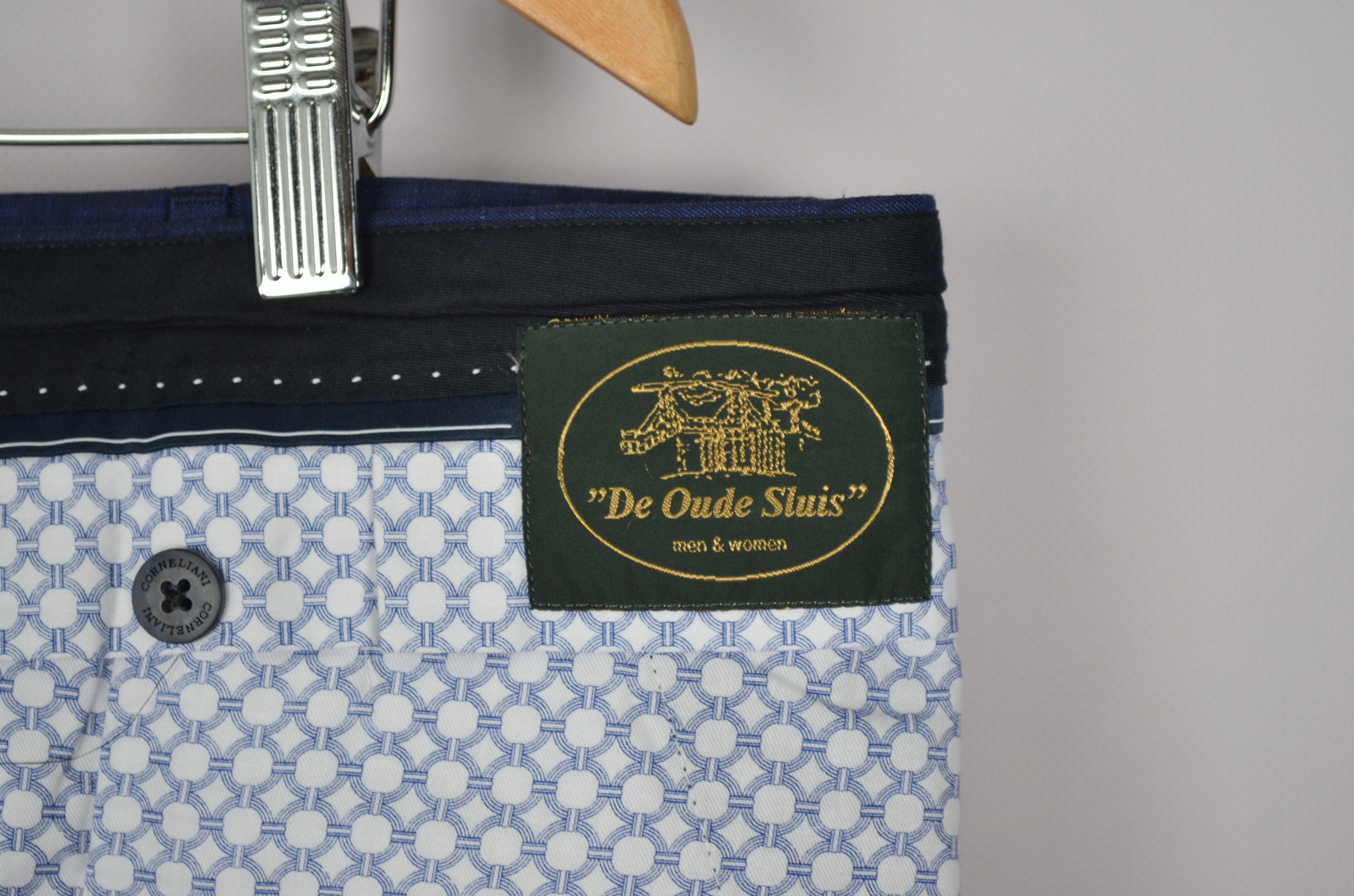 Corneliani × Designer Corneliani Linen Wool Silk Blend Navy Pants Trousers Sz W40 Size US 40 / EU 56 - 16 Thumbnail
