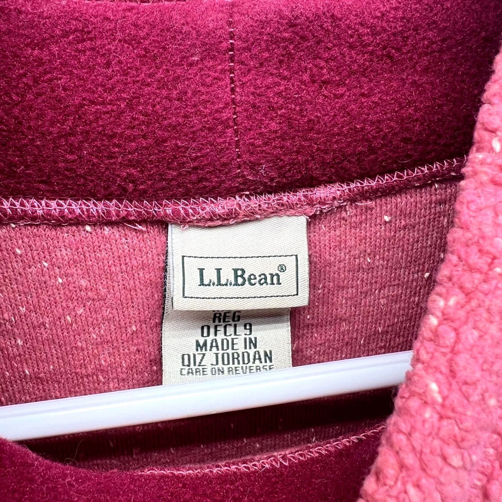 Vintage VINTAGE L.L. Bean Sweater Womens Medium Pink Fleece Pullover Mock Neck Long Sleeve Regular Fit Size M / US 6-8 / IT 42-44 - 3 Thumbnail