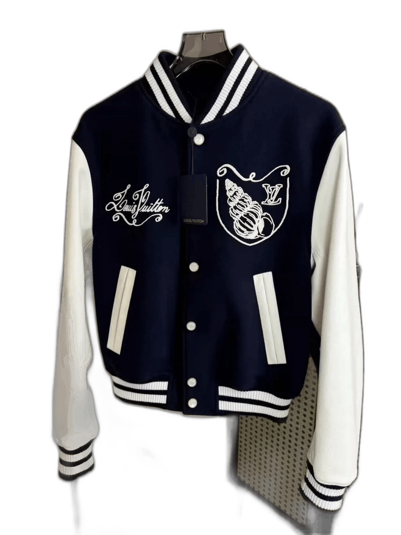 Louis Vuitton Louis Vuitton Marine Series Baseball Jacket-yf Size US M / EU 48-50 / 2 - 1 Thumbnail