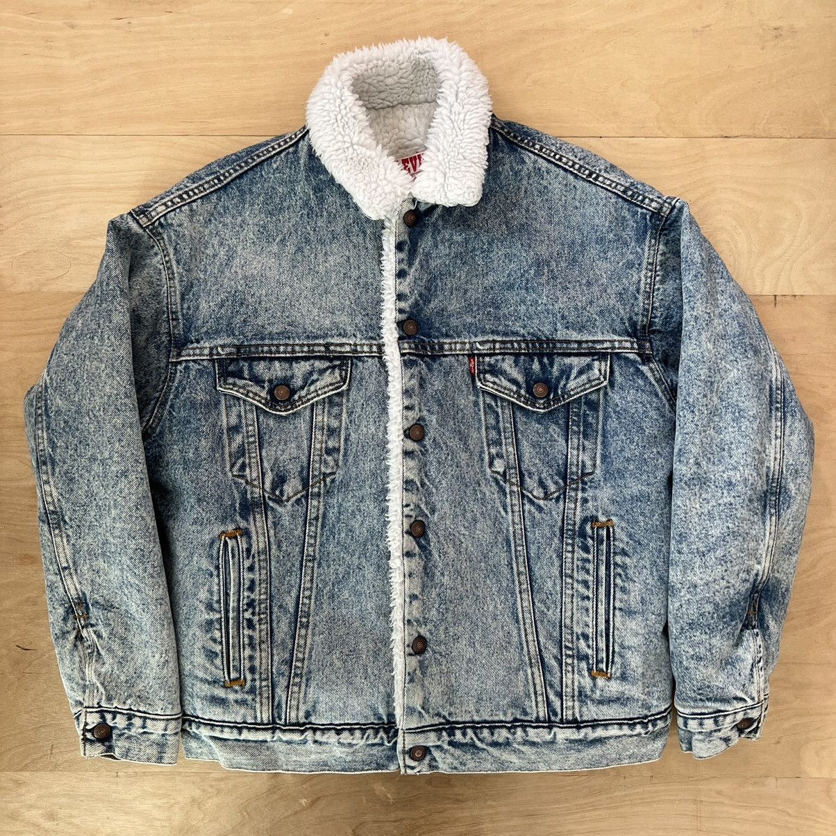 Vintage Vintage Levis Sherpa Trucker Jacket M Workwear Made In USA Grailed