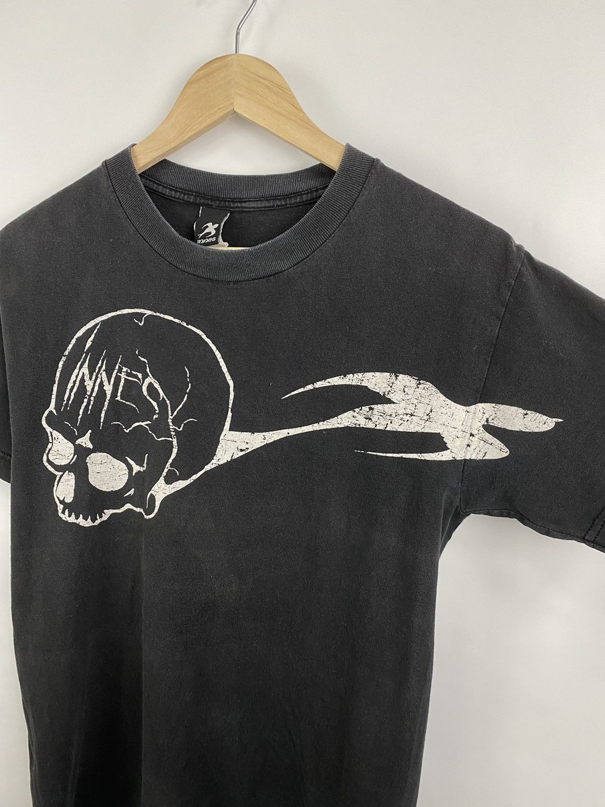 Designer Vintage 90s Innes Skate T Shirt Faded Heavy Distressed Size US M / EU 48-50 / 2 - 4 Thumbnail