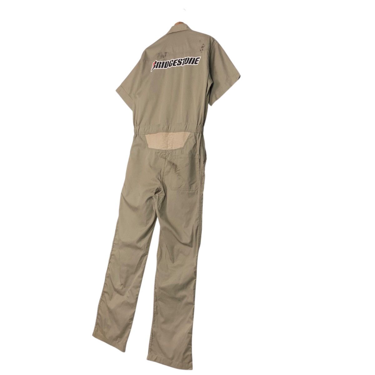 Japanese Brand 📌Vintage Worker Coverall Long Bridgestone Big Logo Size US 34 / EU 50 - 12 Thumbnail