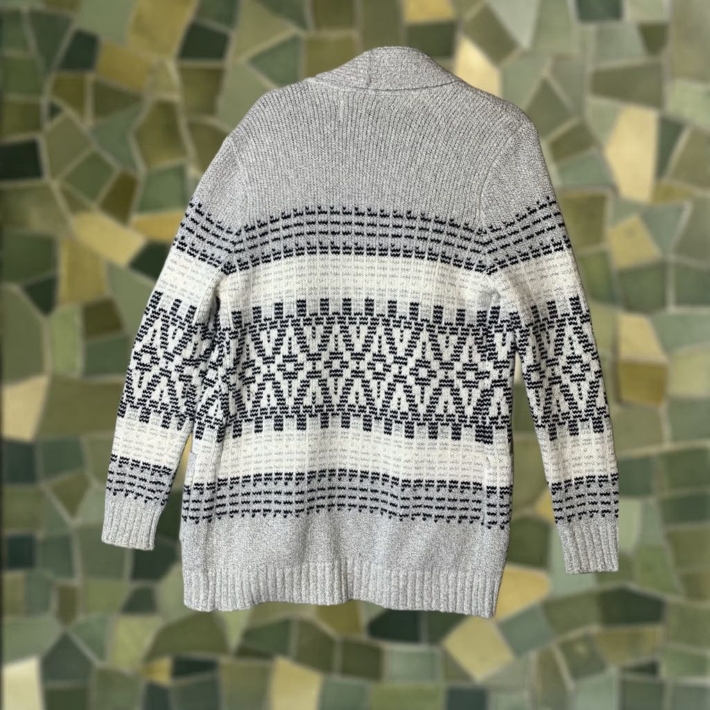 Vintage Cupcakes & Cashmere Sweater Woman M Gray Open Front Shawl Cardigan Size M / US 6-8 / IT 42-44 - 1 Thumbnail