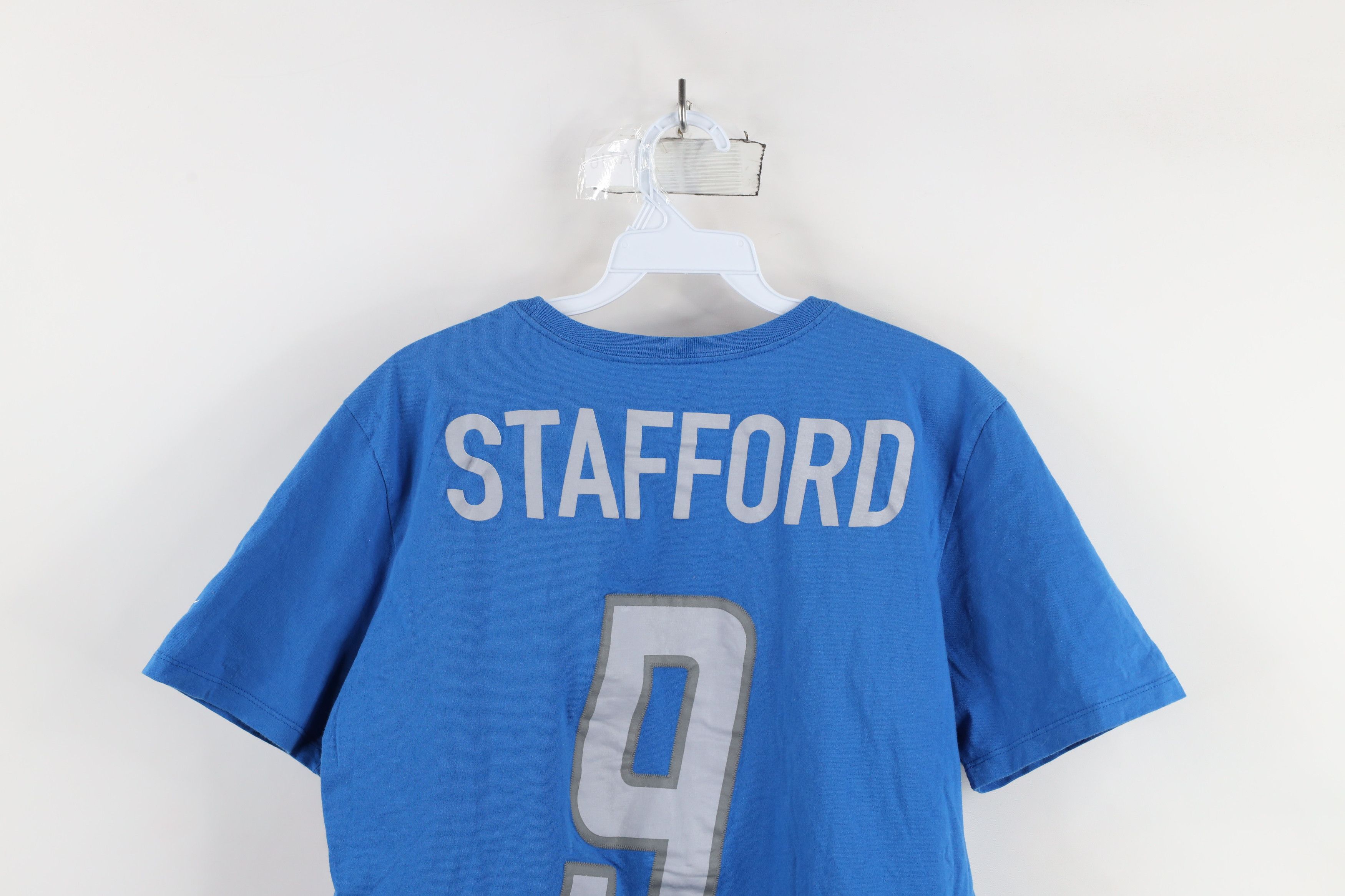 Nike × Vintage Nike Matt Stafford Detroit Lions Football Jersey T-Shirt #9 Size US M / EU 48-50 / 2 - 14 Thumbnail