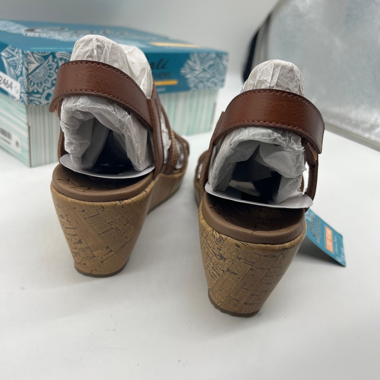 SKECHERS Skechers Beverlee Vegan Wedge Strappy Sandals Brown Size 10 Size US 10 / IT 40 - 8 Thumbnail