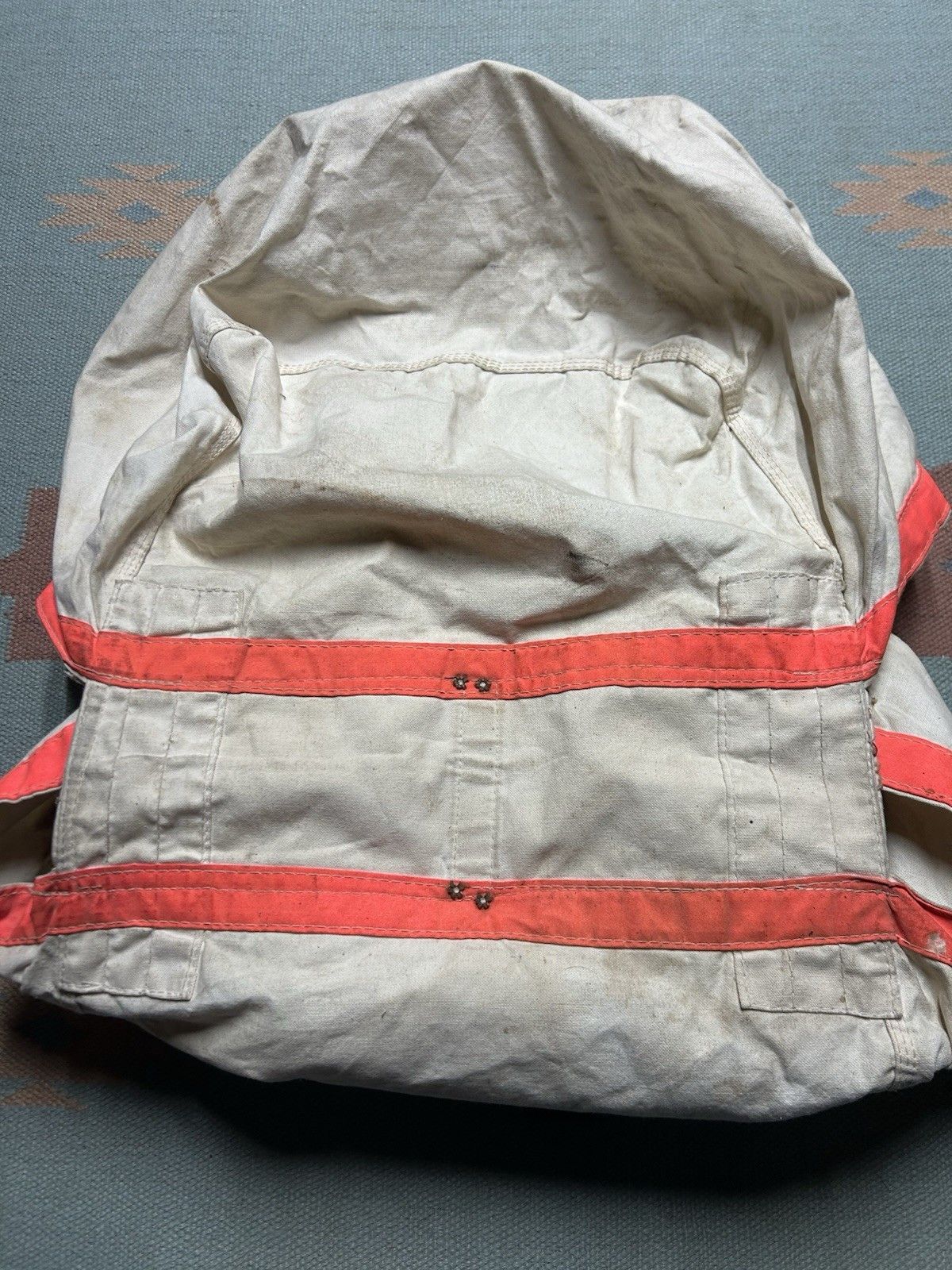 Vintage Vtg Detroit News newspaper saddle bag bicycle canvas newsboy Size ONE SIZE - 19 Thumbnail