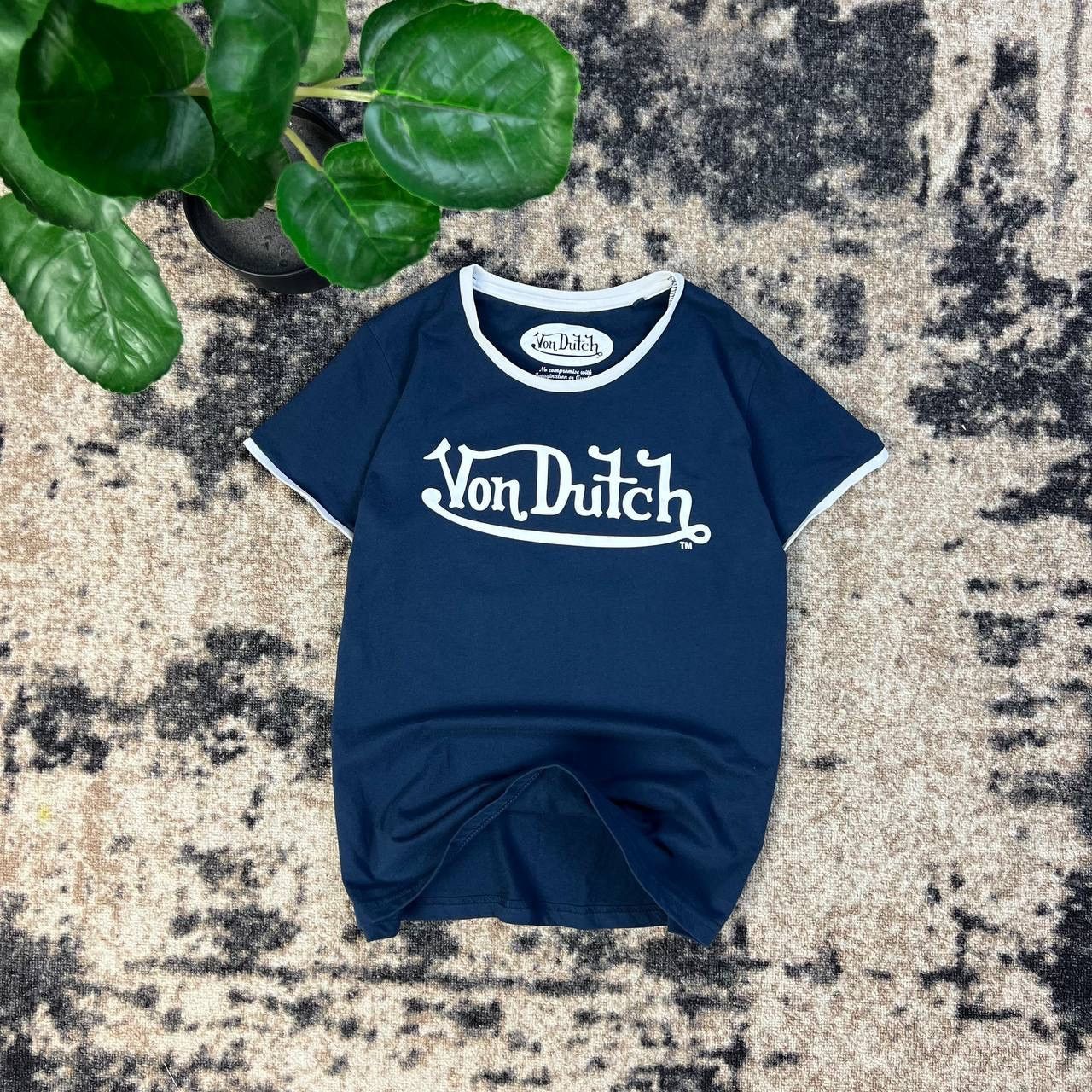 Von Dutch Von Dutch Big Logo Vintage Japanese Style T-Shirt Size M / US 6-8 / IT 42-44 - 1 Thumbnail