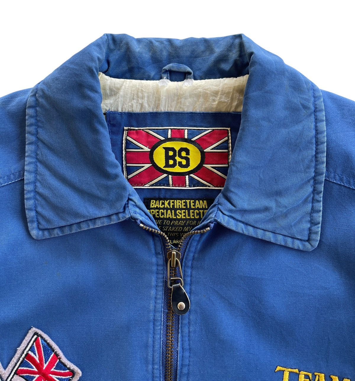 Vintage Backfire Street Racing Project Team Bomber Jacket Size US L / EU 52-54 / 3 - 10 Thumbnail