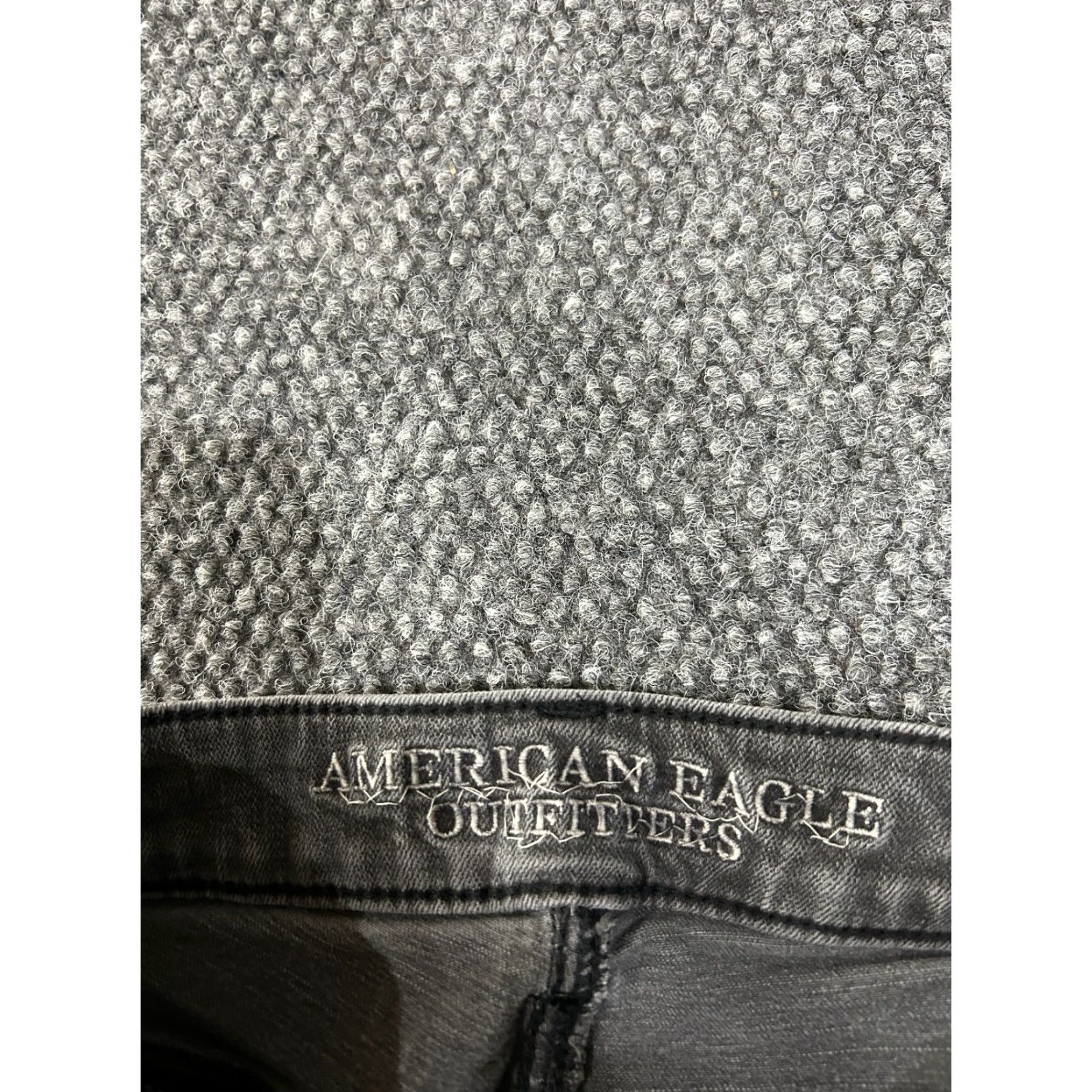 American Eagle Outfitters American Eagle Outfitters Jeans Skinny Womens 4 Gray High Rise 5-Pocket Denim Stretch Distressed Inseam 30 Fall Spring Summer Winter Vintage: No Size 27" / US 4 / IT 40 - 3 Thumbnail