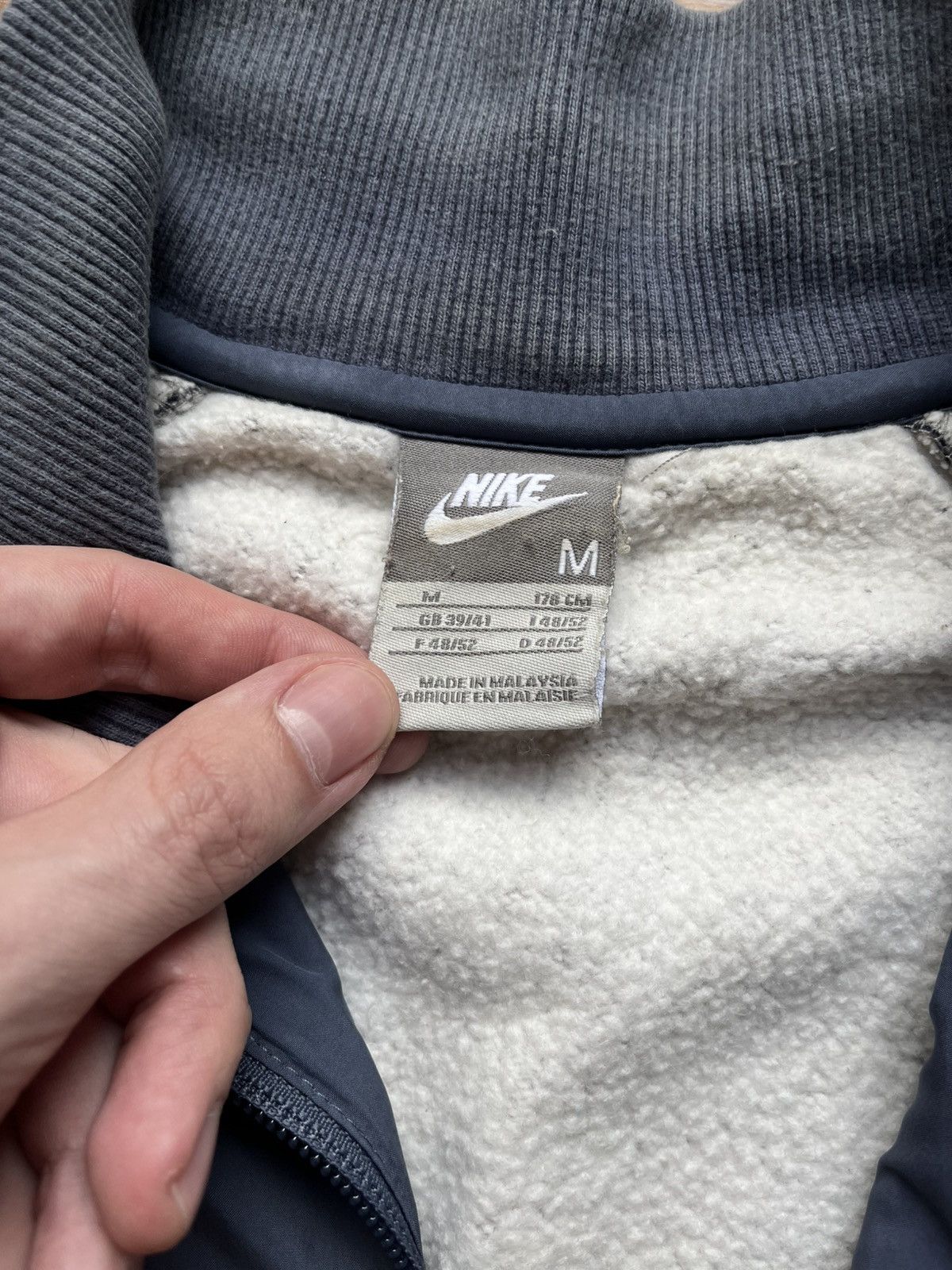 Nike 90’s NIKE RETRO SWOOSH LOGO TRACK JACKET RARE Y2K Size US M / EU 48-50 / 2 - 3 Thumbnail
