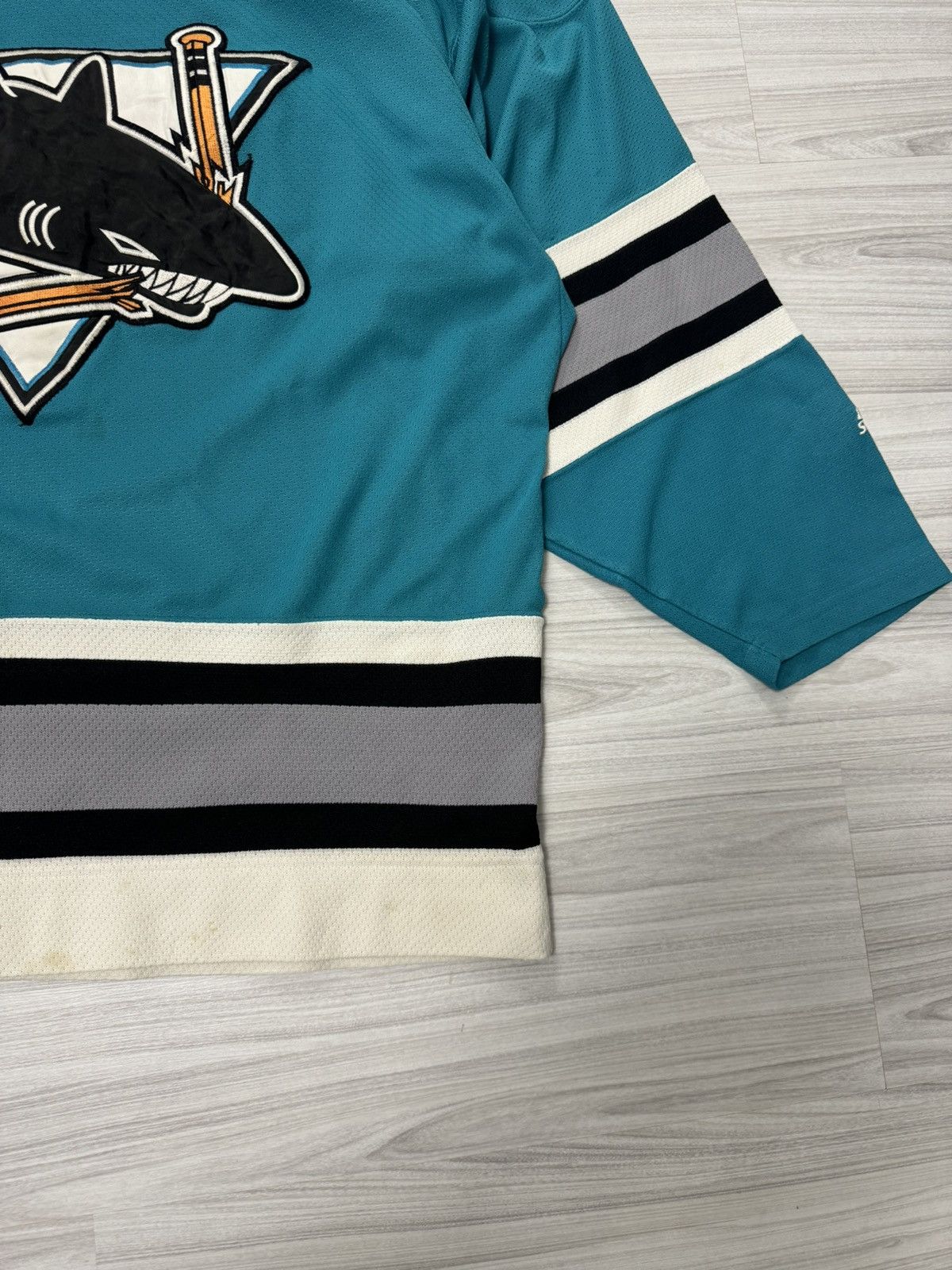 Starter × Vintage Vintage 90s Starter San Jose Sharks Hockey Jersey Size US XL / EU 56 / 4 - 10 Thumbnail