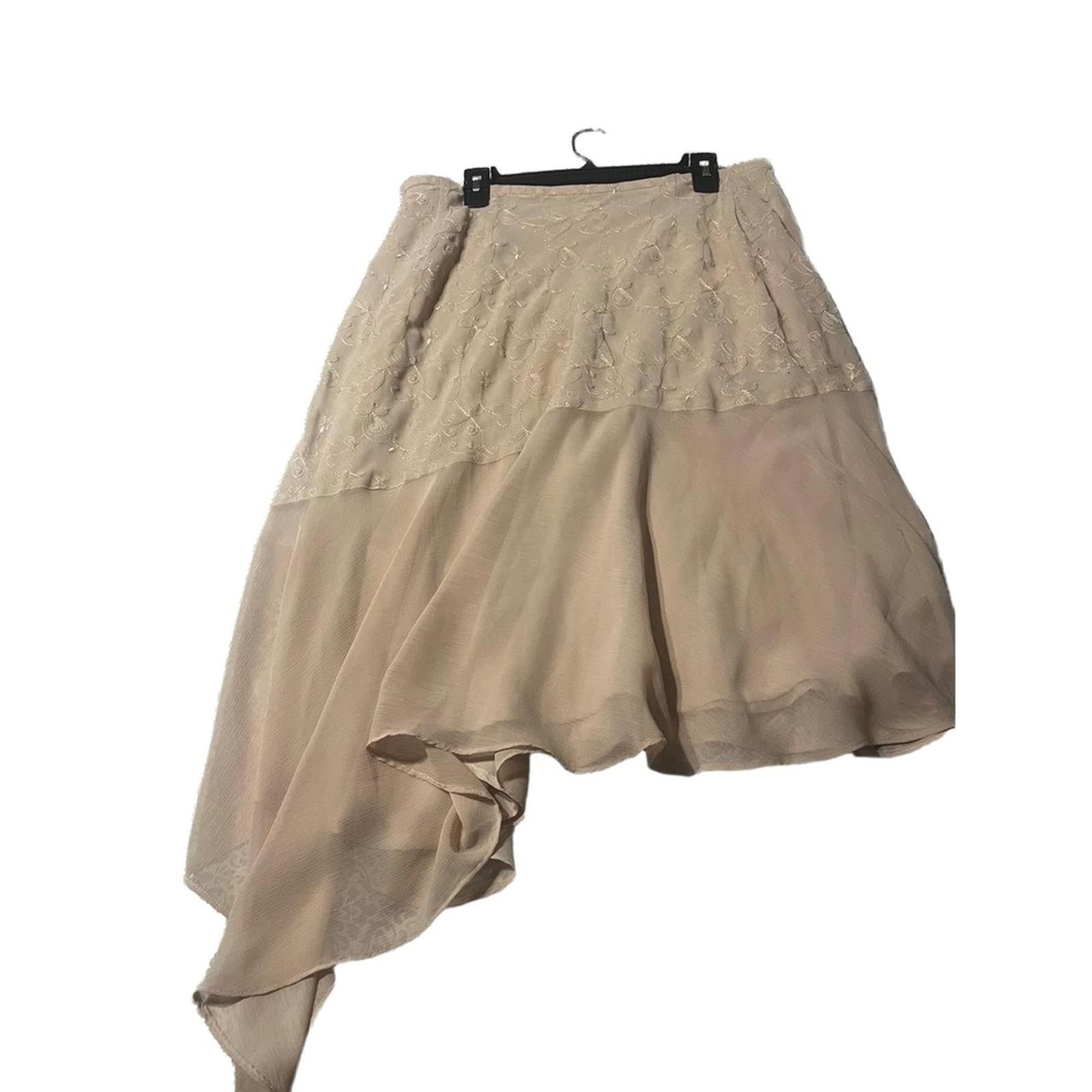 Other PLAZA SOUTH Skirt 18WP Blush Vintage Fairycore Boho cottage Size 40" / US 18 - 3 Thumbnail