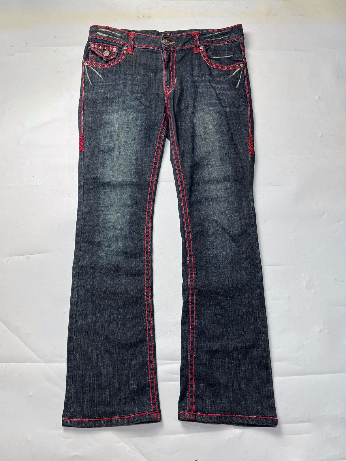 If Six Was Nine Japanese Denim Coco Jeans Styled Size US 30 / EU 46 - 2 Thumbnail