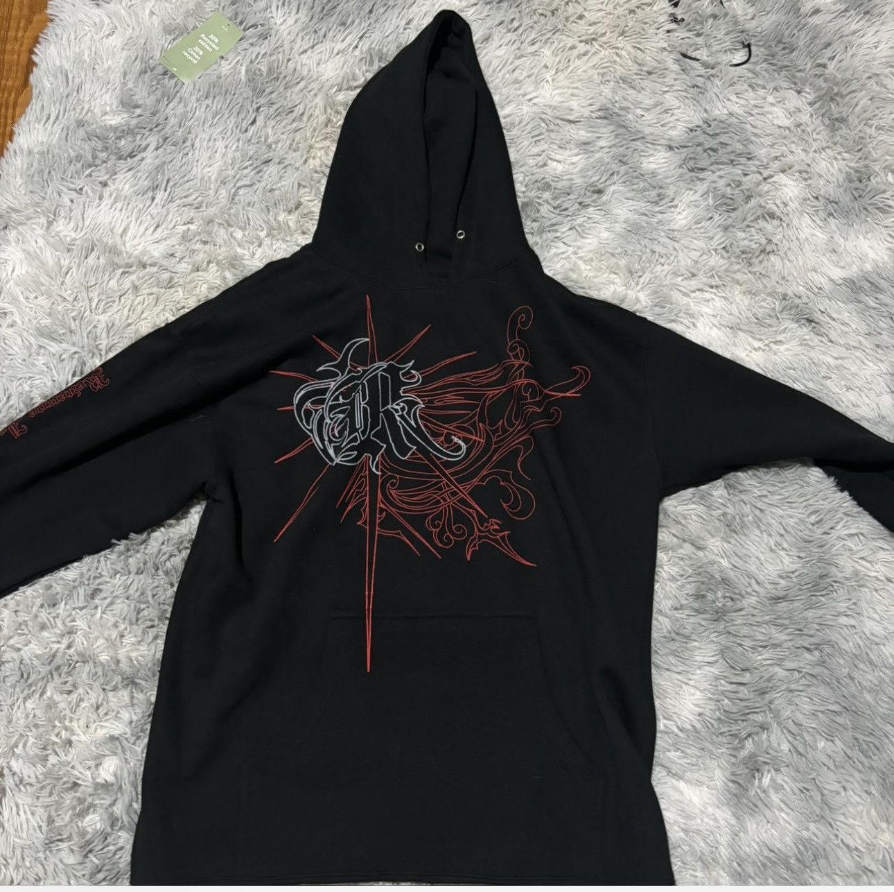 Revenge revenge “quasar” cropped hoodie Size US L / EU 52-54 / 3 - 1 Thumbnail