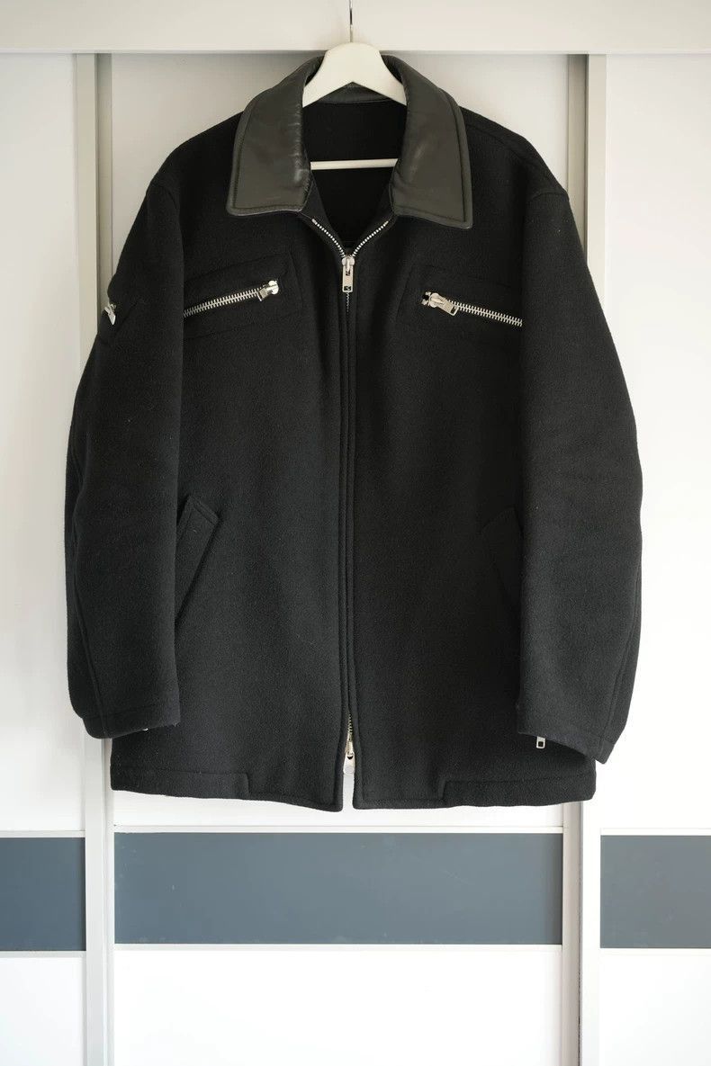 Yohji Yamamoto Yohji Yamamoto Yohji Yamamoto Zipper Detail Wool Jacket Size US L / EU 52-54 / 3 - 1 Thumbnail