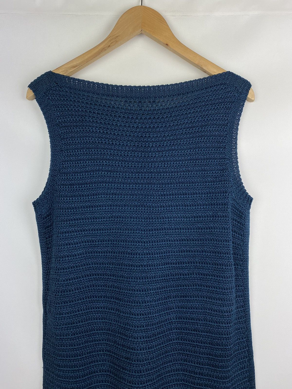 Loro Piana Loro Piana ladies sleeveless linen silk knitted dress size L Size L / US 10 / IT 46 - 11 Thumbnail