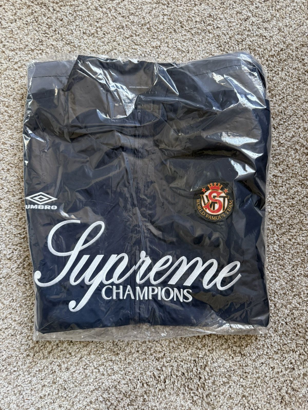 Umbro Supreme x Umbro Gradient Track Jacket Black Size XL Size US XL / EU 56 / 4 - 2 Thumbnail