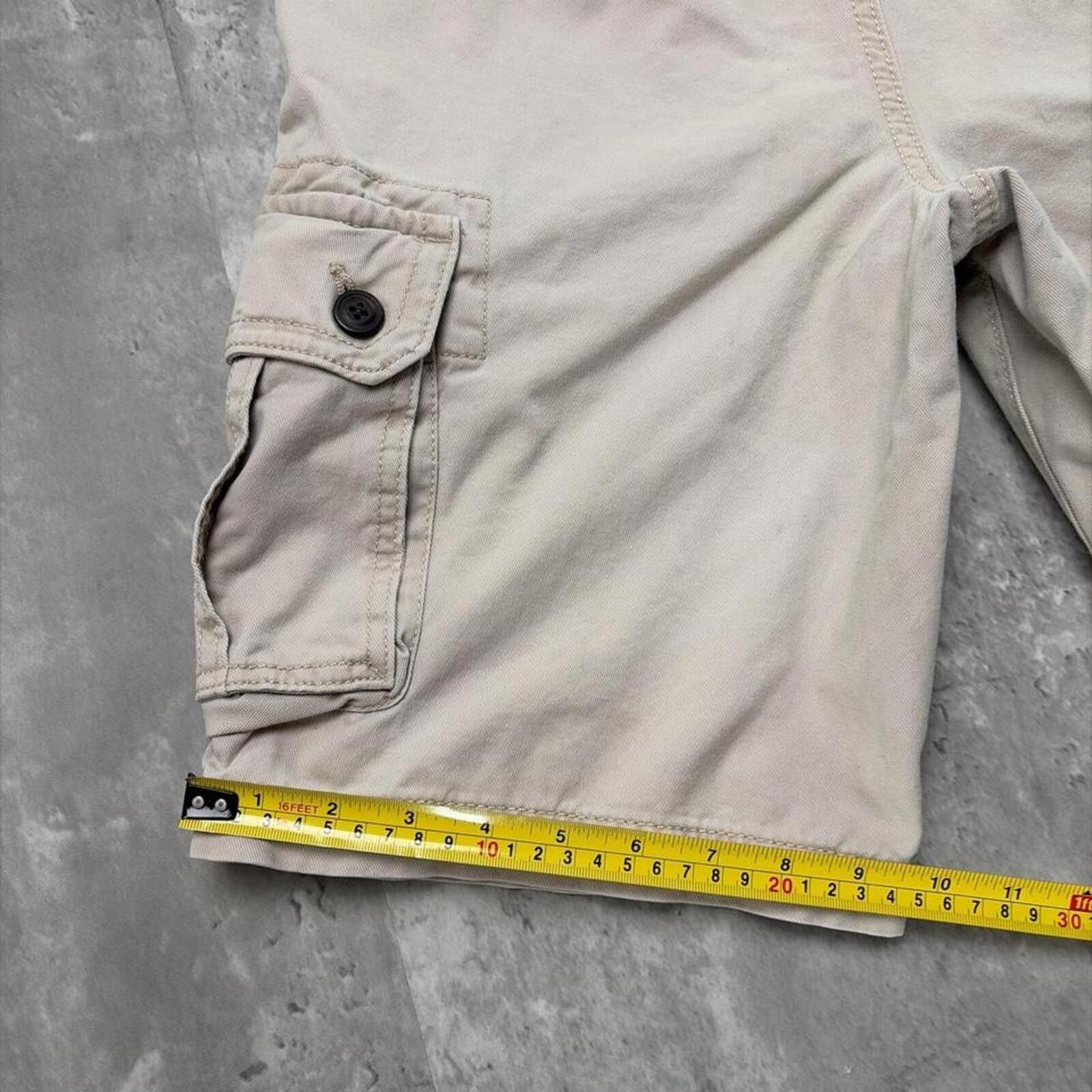 Other Y2K Beige Urban Pipeline Grunge Baggy Cargo Shorts Size US 30 / EU 46 - 8 Thumbnail