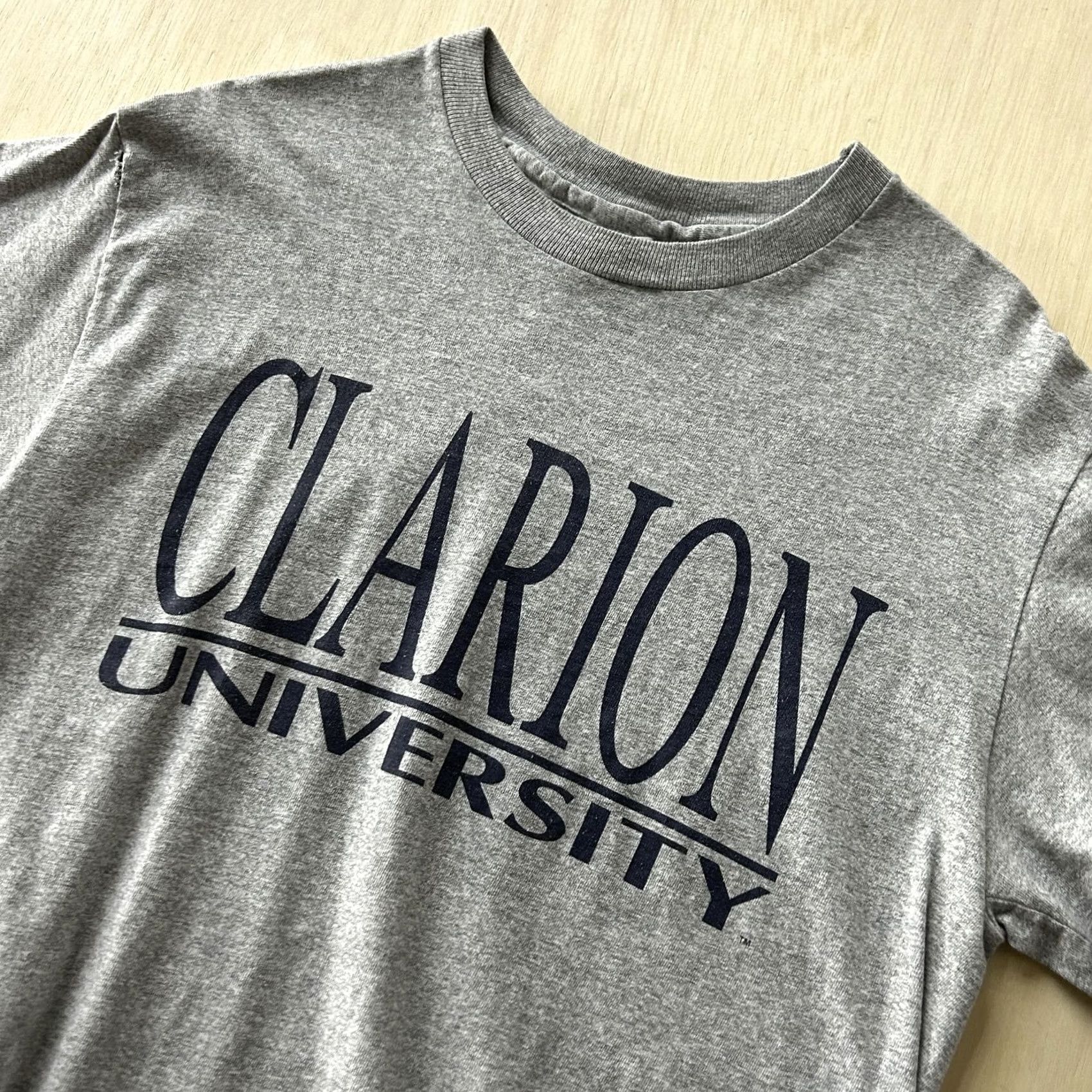 Vintage Vintage Clarion University Shirt Mens Large Gray Tee Cotton Exchange T-Shirt Size US L / EU 52-54 / 3 - 2 Thumbnail