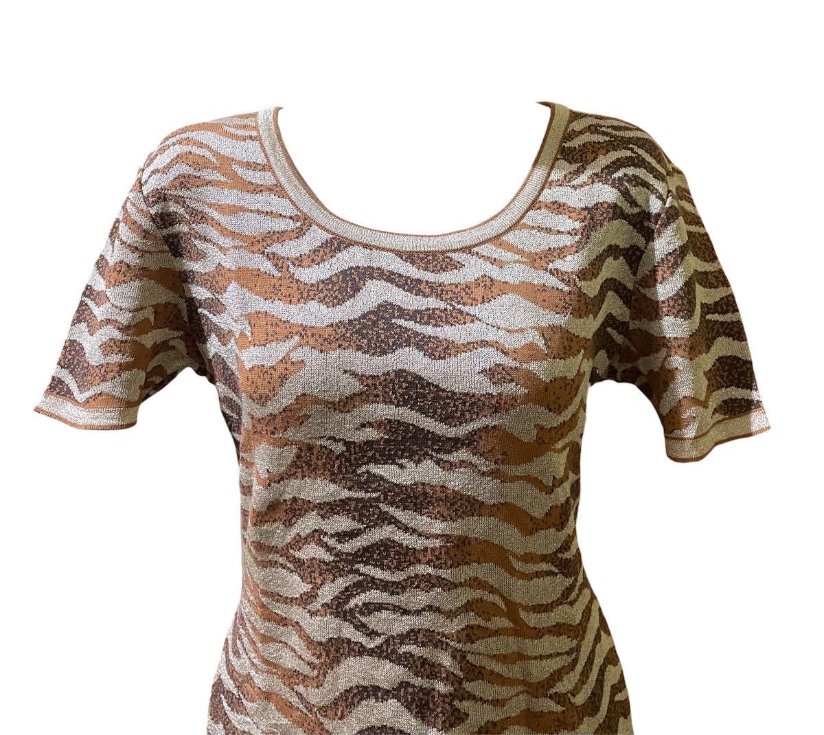 Dior CHRISTIAN DIOR SHORT SLEEVED TOP Size L / US 10 / IT 46 - 3 Thumbnail