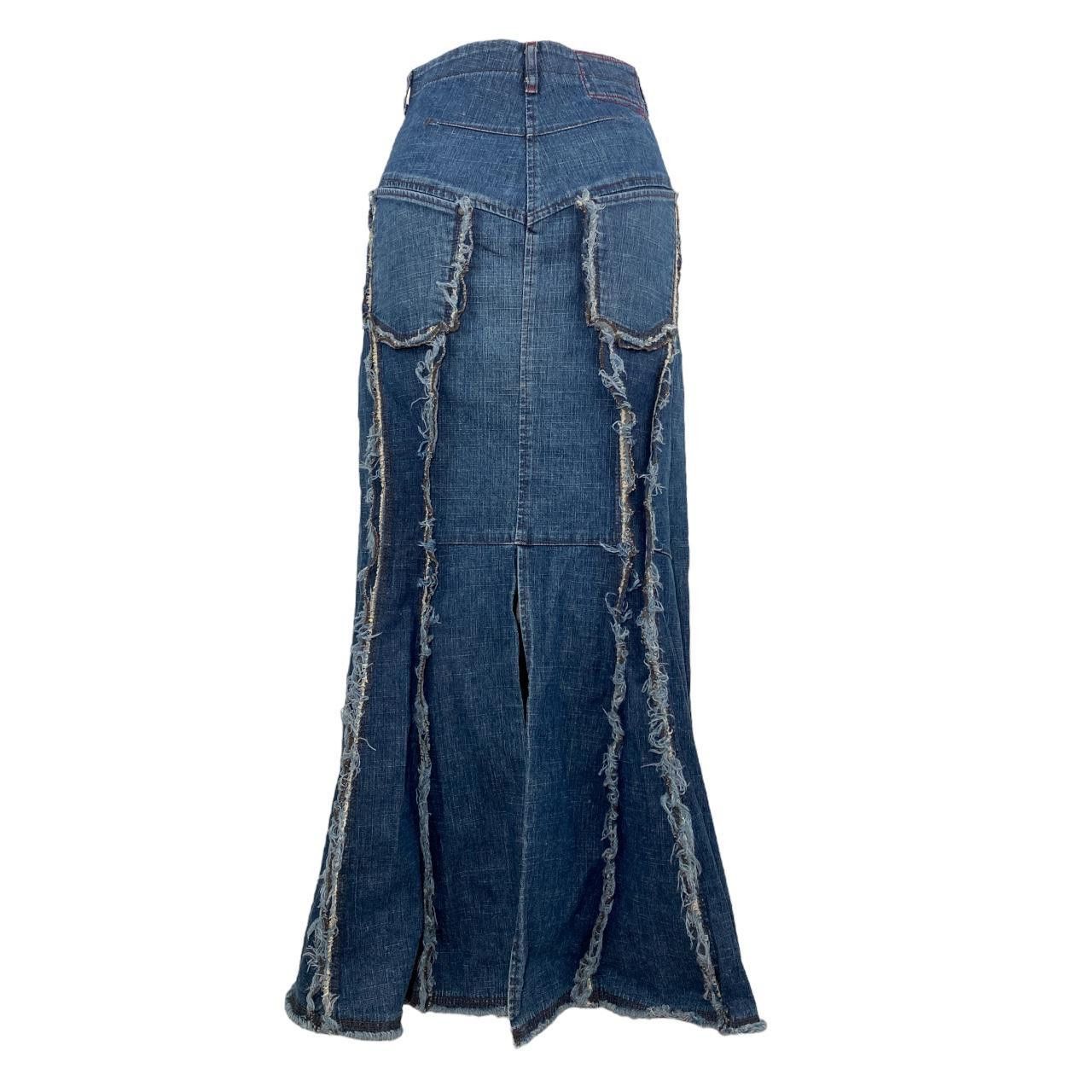 image of Marithe Francois Girbaud Marithe François Girbaud S/s2002 Denim Maxi Skirt in Blue, Women's (Size 2
