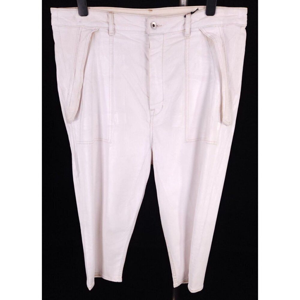 Rick Owens Drkshdw Rick Owens DRKSHDW Cargo Collapse Cropped Cut Pant 38 XXL Size US 38 / EU 54 - 3 Thumbnail