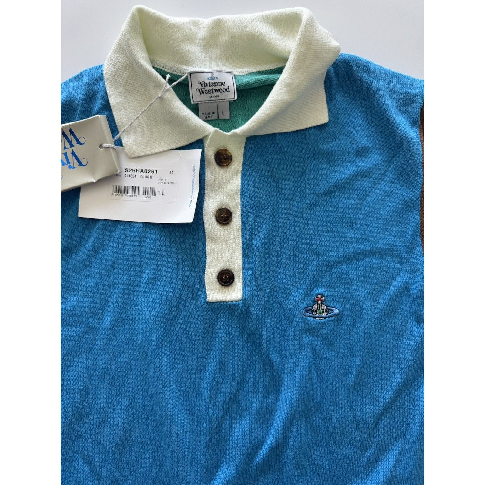 Vivienne Westwood Vivienne Westwood Man Rugby Polo Knit design Large NWT! Size US L / EU 52-54 / 3 - 1 Thumbnail