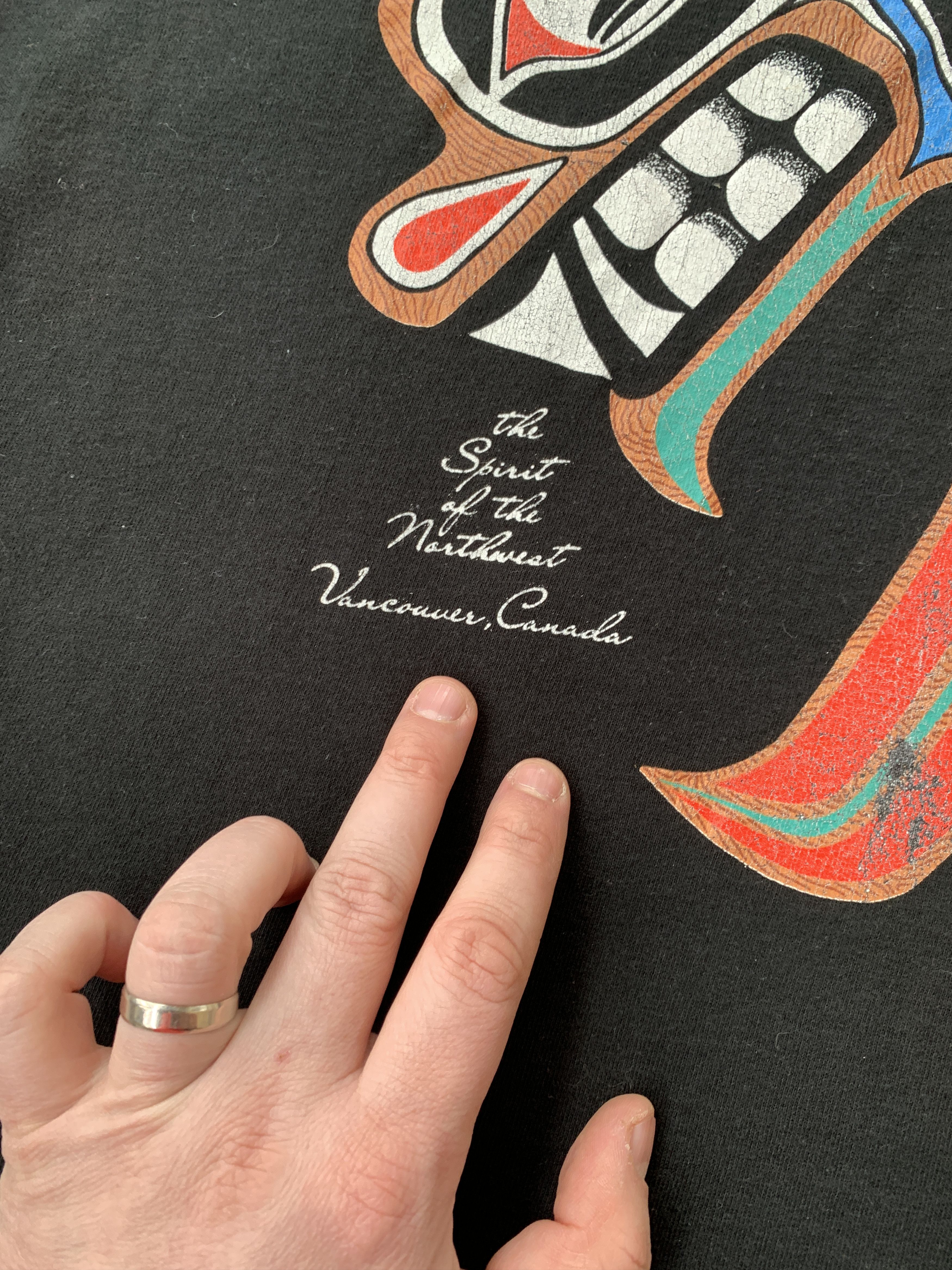 Fruit Of The Loom Vintage The Spirit Of The Northwest Vancouver Canada Tee Size US L / EU 52-54 / 3 - 3 Thumbnail