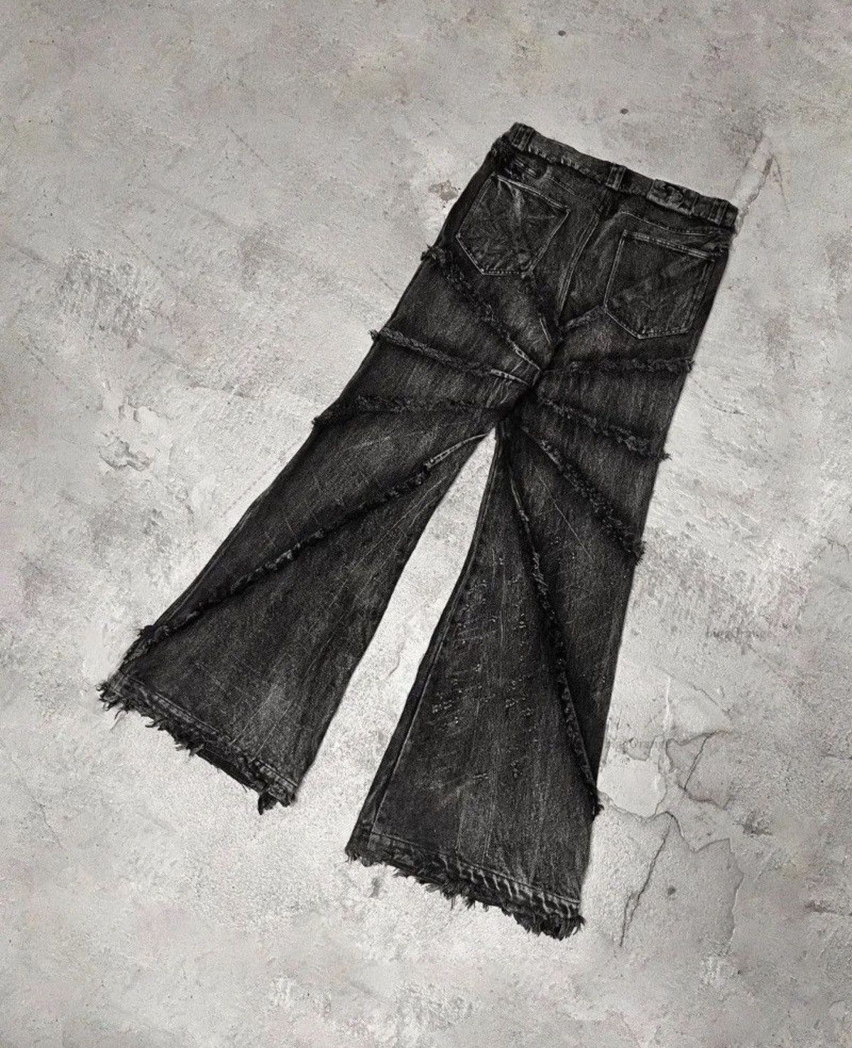 Other Raw Edge Baggy Distressed Denim Size US 30 / EU 46 - 2 Thumbnail