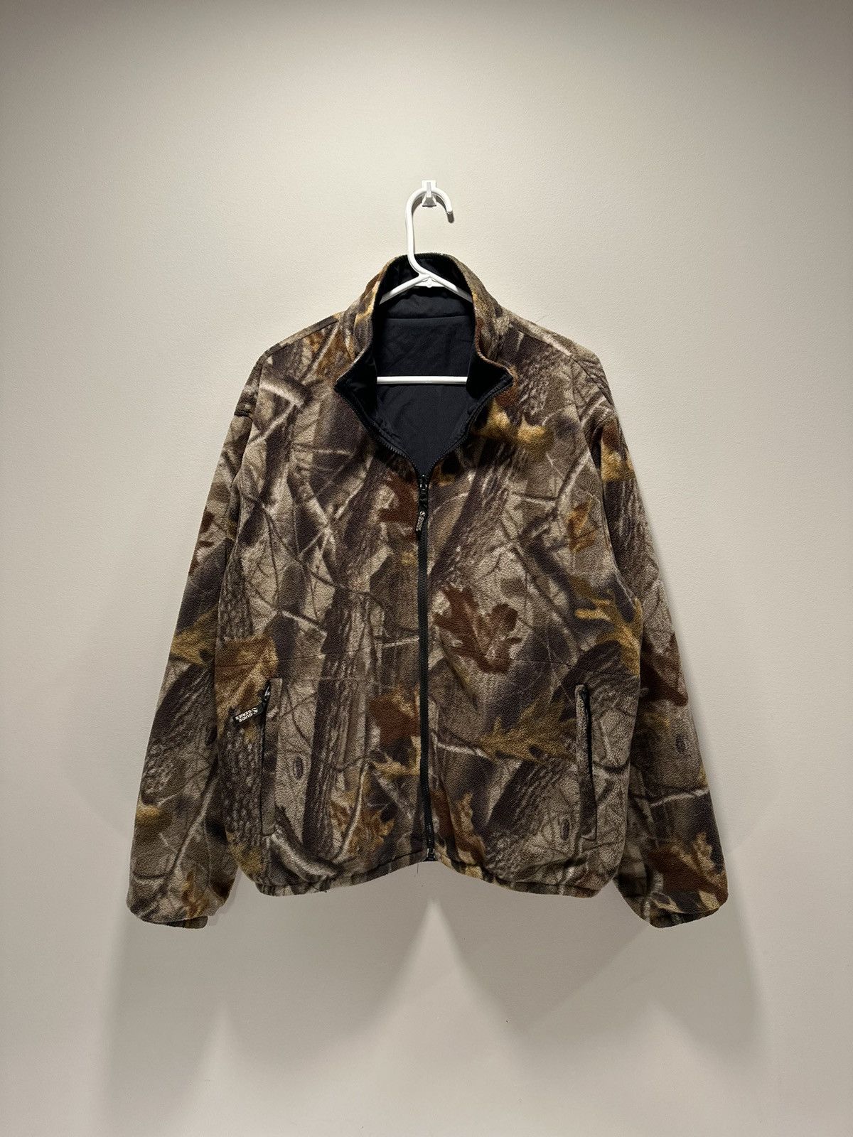 Field & Stream Vintage Reversible Boxy Camo Guide Series Fleece Zip Up Size US L / EU 52-54 / 3 - 1 Thumbnail
