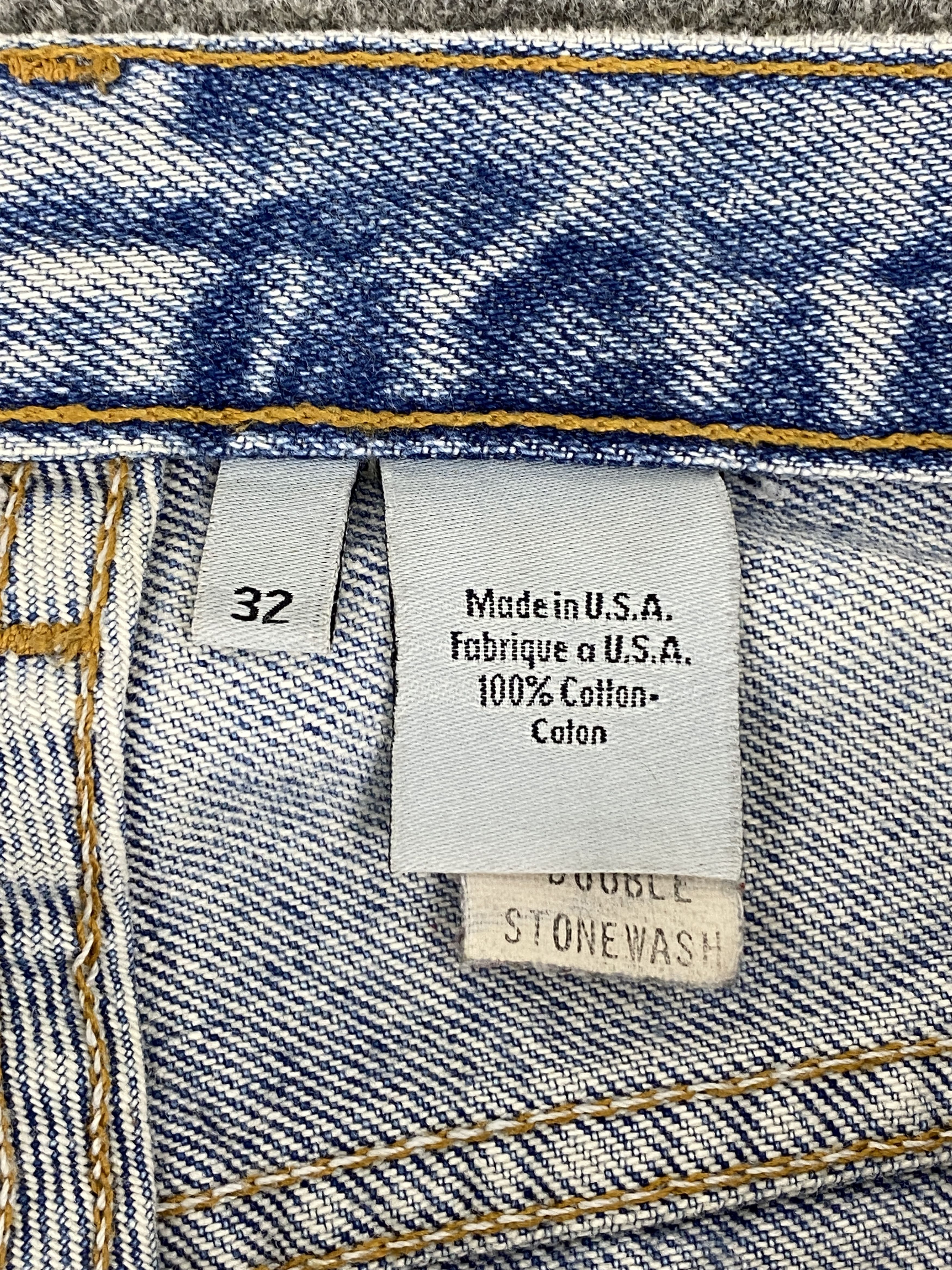 Calvin Klein Vintage Calvin Klein Made In USA Faded Blue Jeans 32x32 Size US 32 / EU 48 - 6 Thumbnail