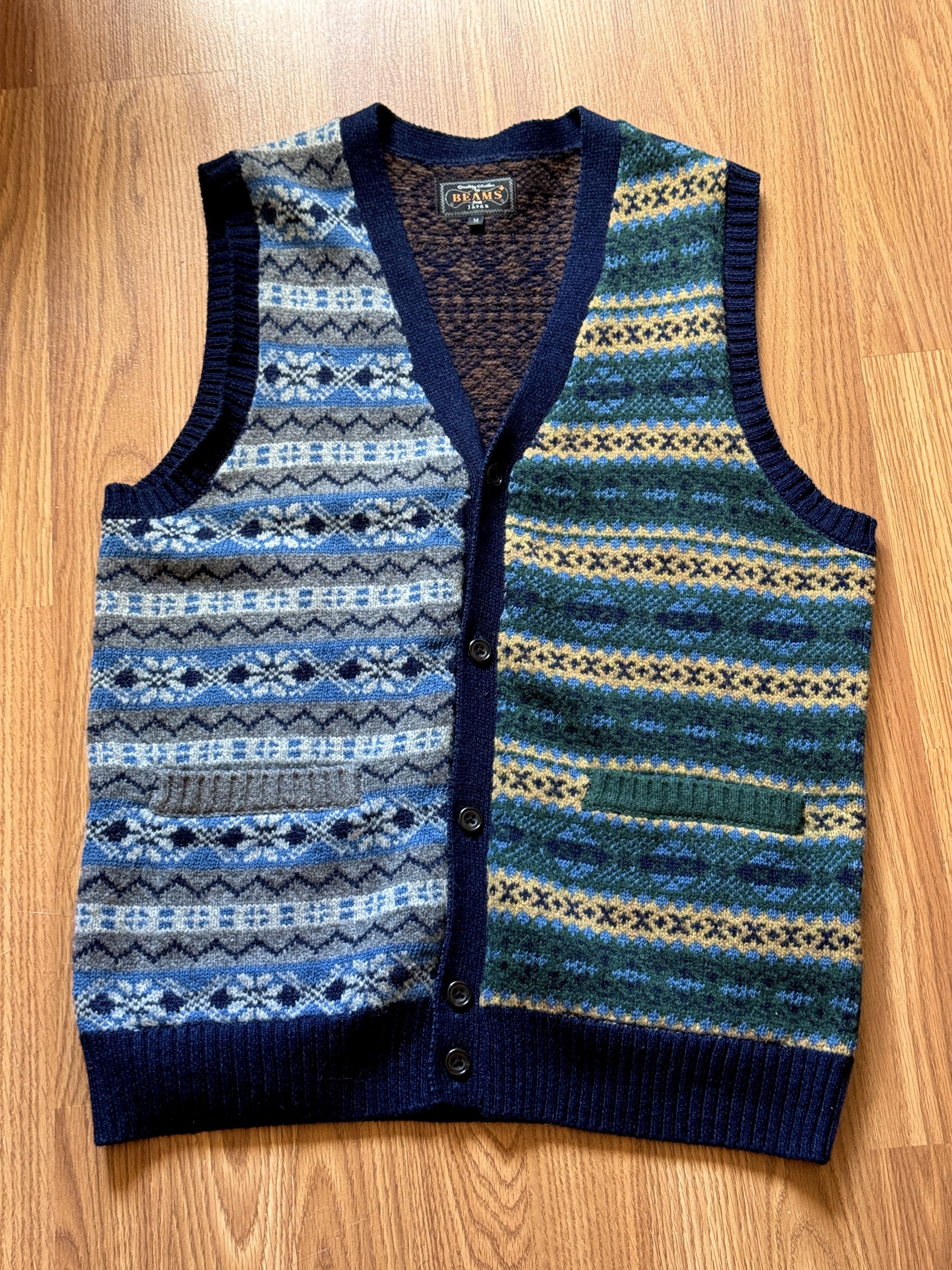 Beams Japan Sweater Vest Size US M / EU 48-50 / 2 - 1 Thumbnail