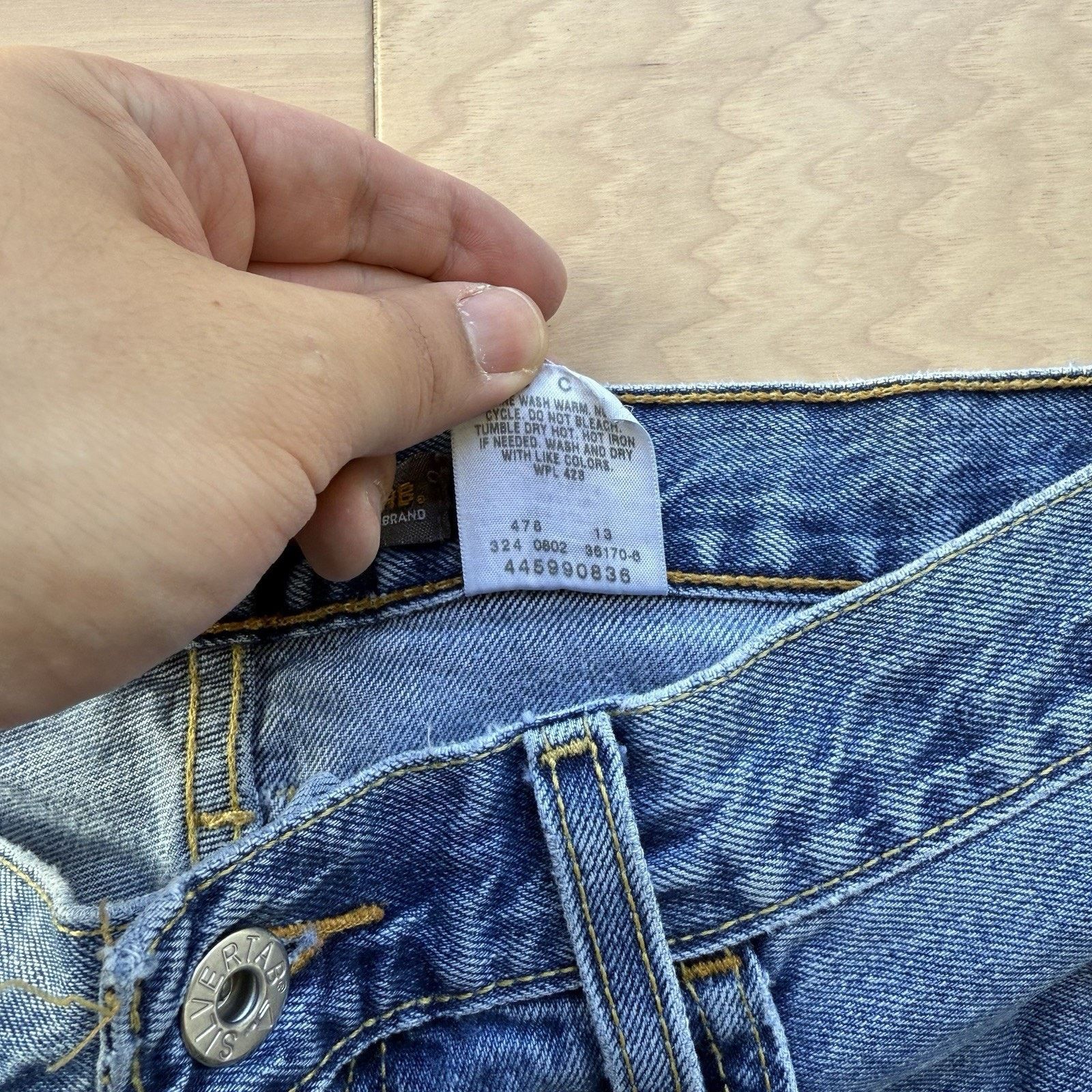 Levi's × Vintage Vintage Levis Silver Tab Jeans 30 Blue 90s Baggy Denim Size US 30 / EU 46 - 6 Thumbnail