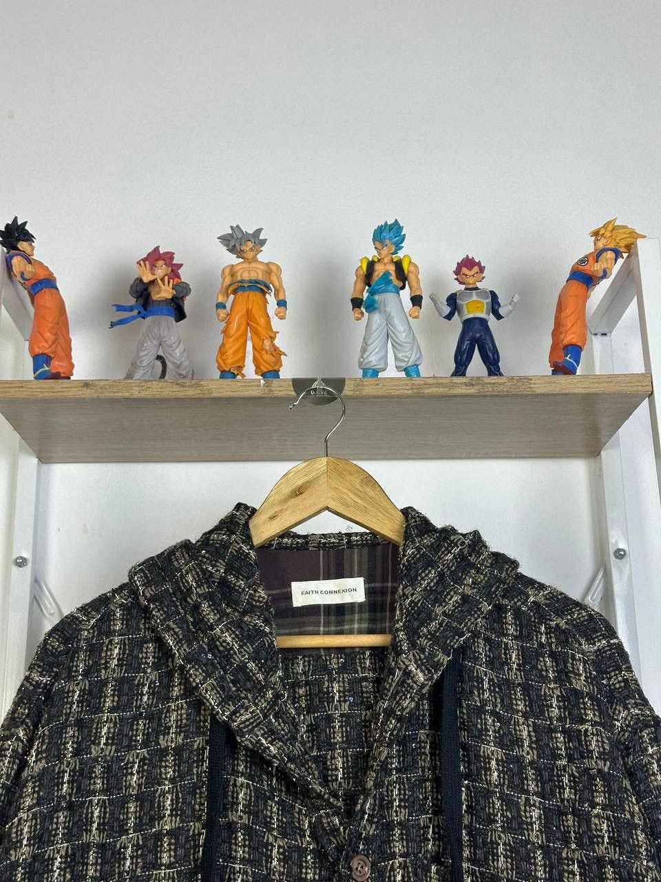 Faith Connexion Faith Connexion Tweed Oversize Hooded Shirt (PIT 22.5) Size S / US 4 / IT 40 - 3 Thumbnail