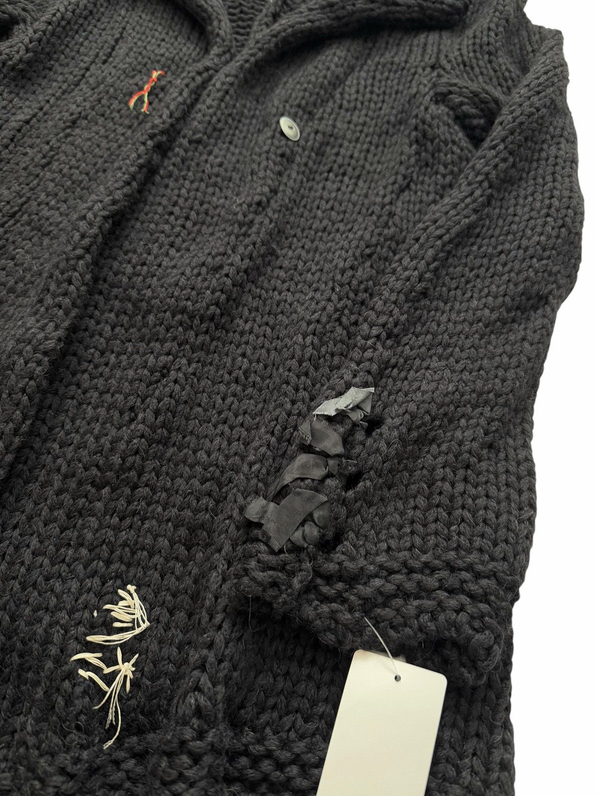 Greg Lauren 2012 OG “The Chunky Loner” Knitter Jacket (Cashmere Alpaca) Size US XS / EU 42 / 0 - 6 Thumbnail