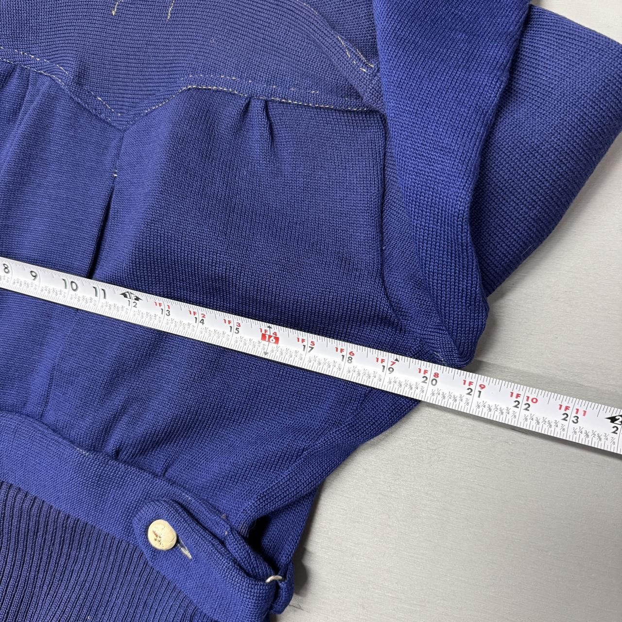 Vintage True Vintage 20s Letterman Wood Button Cardigan Small Size US S / EU 44-46 / 1 - 6 Thumbnail