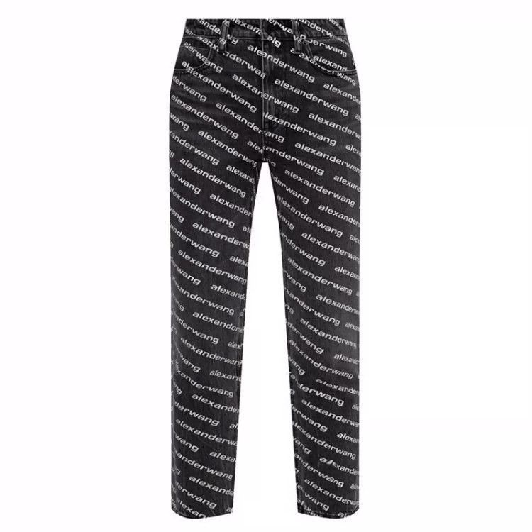 Alexander Wang Alexander Wang Logo Printed Jeans- Size 26" / US 2 / IT 38 - 5 Thumbnail