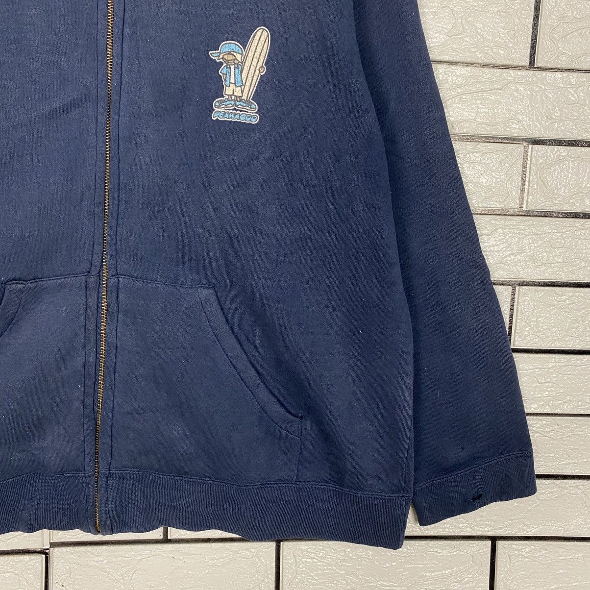 Japanese Brand 📌Vintage Zipper Sweater Peakaboo Surf Skatebord Big Logo Size US M / EU 48-50 / 2 - 7 Thumbnail