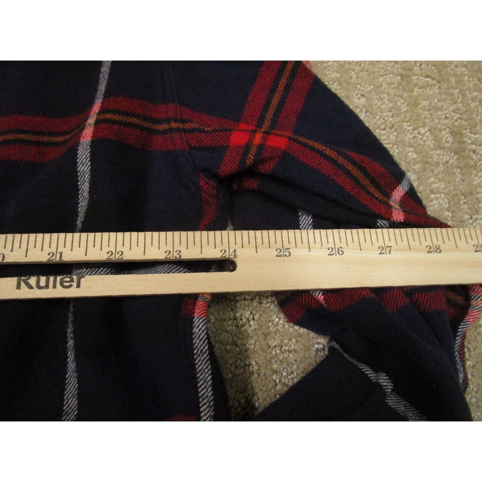 J.Crew VINTAGE J.CREW Shirt Men L Blue Plaid Oarsman Flannel Long Sleeve 90s Button-Up COTTON, KNIT, OUTDOOR Mens Size US L / EU 52-54 / 3 - 5 Thumbnail