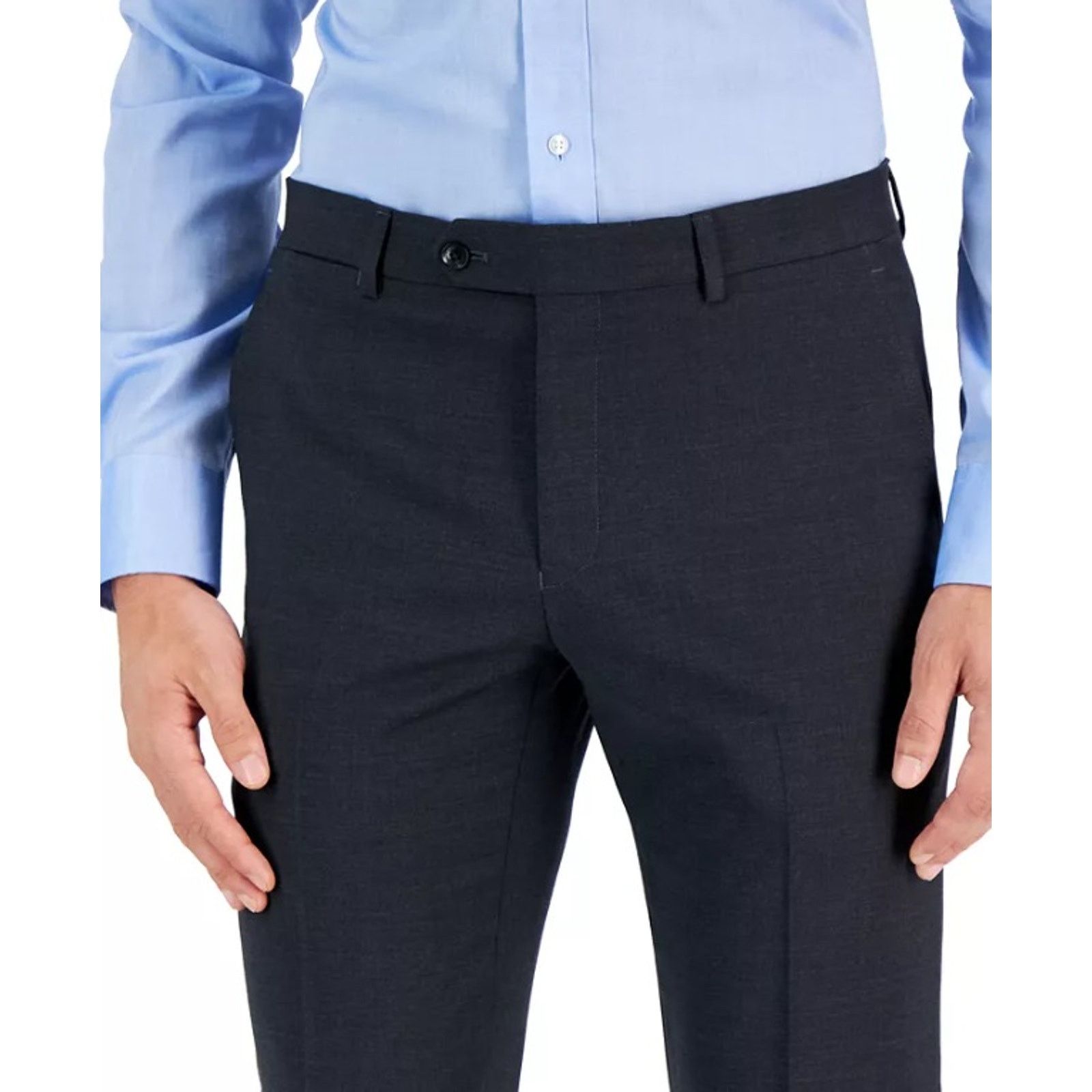 Tommy Hilfiger Tommy Hilfiger Men's Charcoal Wool Suit Pants Size 33x30 Size US 33 - 4 Thumbnail