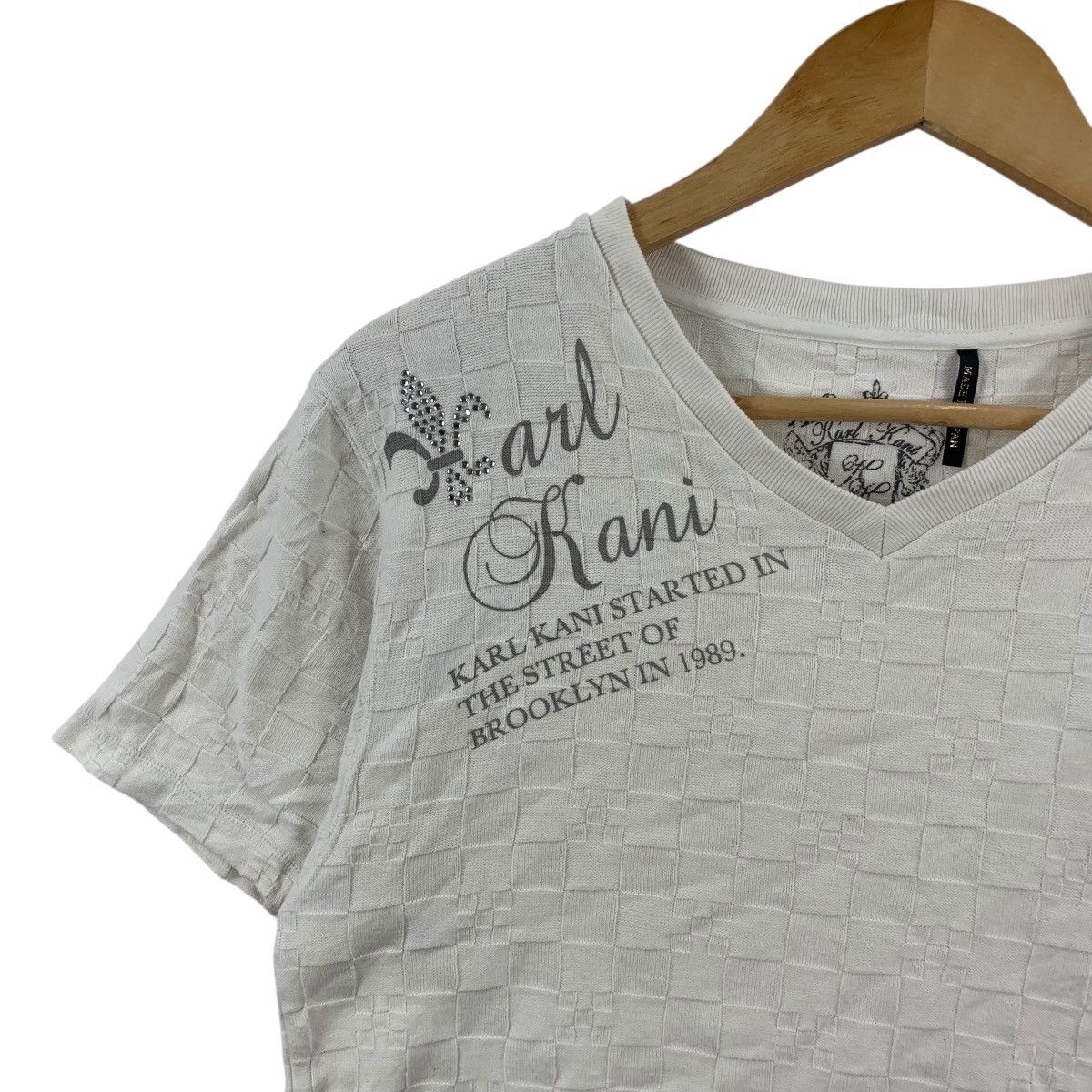 Karl Kani KARL KANI BROOKLYN Quilted Made In Japan Tee Shirt Top Size US L / EU 52-54 / 3 - 5 Thumbnail