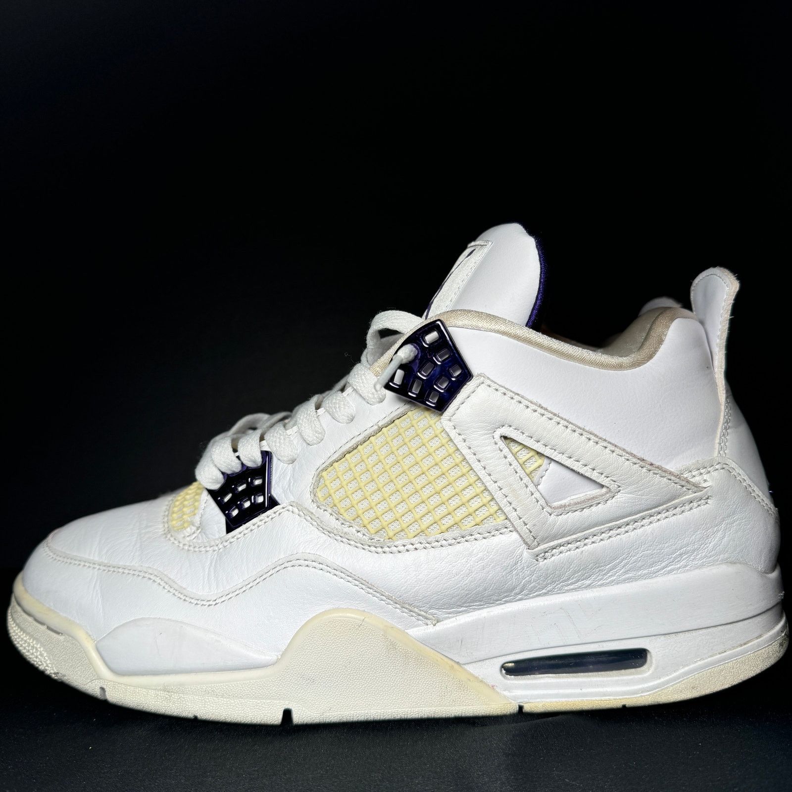 Jordan Brand × Nike Size 11 Nike Air Jordan 4 Retro Purple Metallic Men's Shoes Size US 11 / EU 44 - 11 Thumbnail