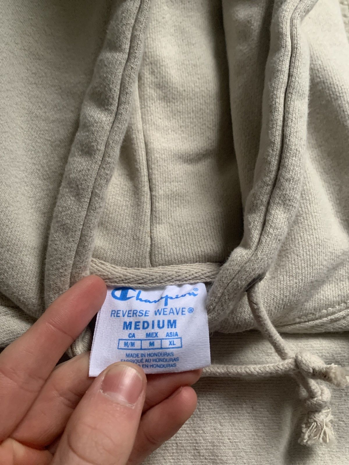 Champion Beige Champion Hoodie Size US M / EU 48-50 / 2 - 2 Thumbnail