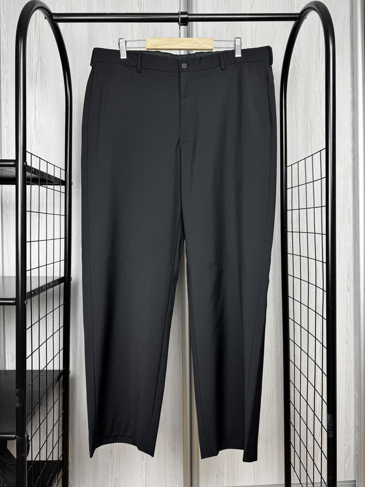 Emporio Armani Emporio Armani Black pure wool 3 buttons classic suit sz 54 Size 44R - 11 Thumbnail