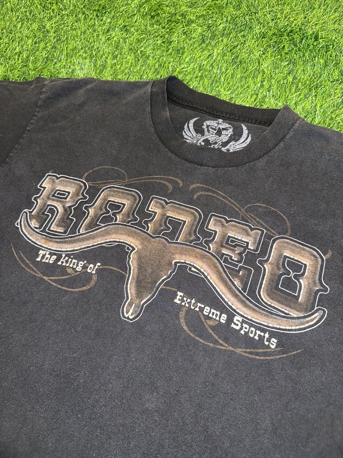 Cowboy Equipment Y2k rodeo cowboy western bull rider tee shirt size XL Size US XL / EU 56 / 4 - 4 Thumbnail