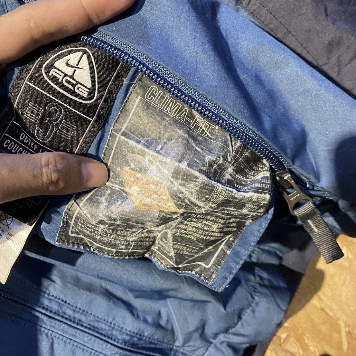 Nike × Nike ACG × Vintage Y2K Nike ACG Reversible Vintage 3 Layer Blue Jacket Size US M / EU 48-50 / 2 - 18 Thumbnail