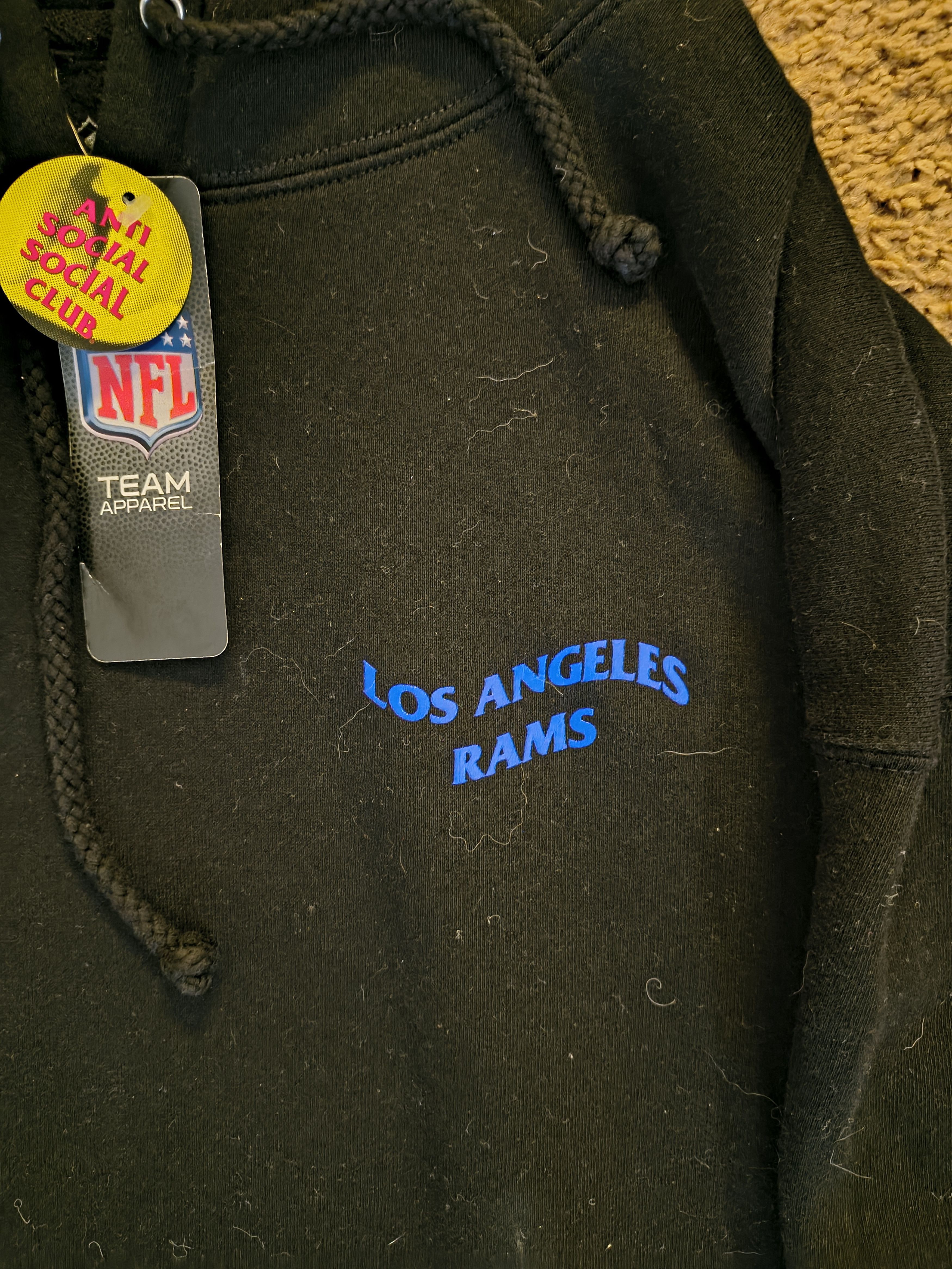Anti Social Social Club Antisocial social club Los Angeles Rams NFL hoodie 2XL Size US XXL / EU 58 / 5 - 3 Thumbnail