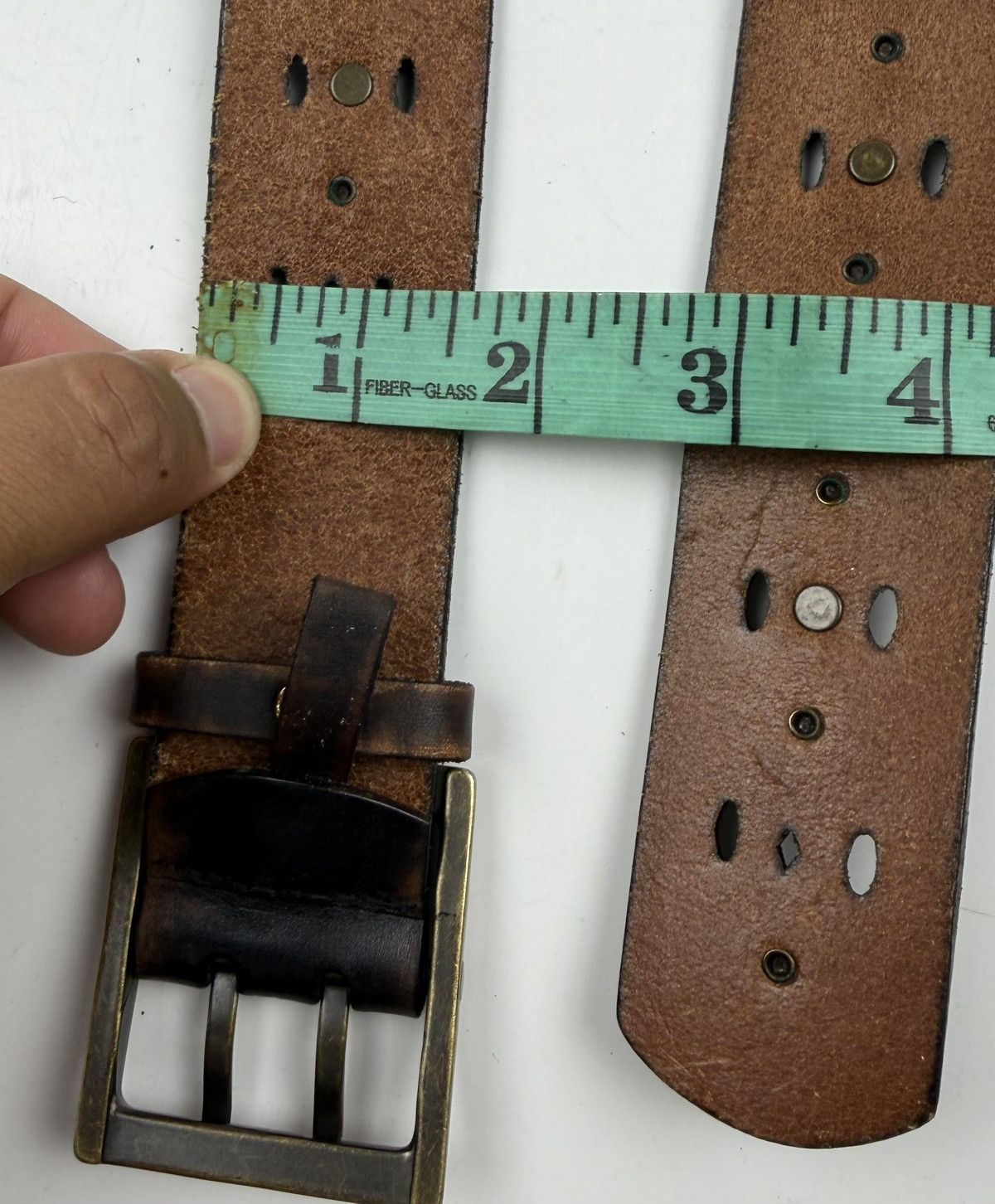 Seditionaries studded leather belt tc53 Size 34 - 6 Thumbnail